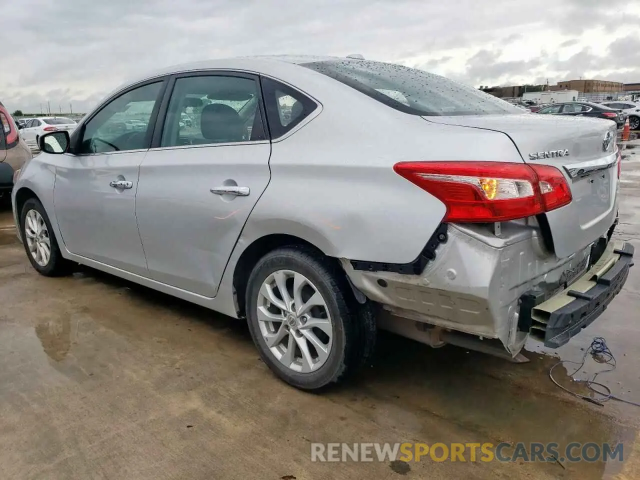 2 Photograph of a damaged car 3N1AB7AP0KL613084 NISSAN SENTRA 2019