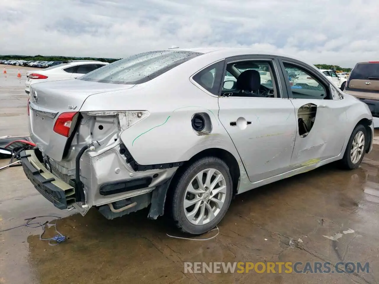 3 Photograph of a damaged car 3N1AB7AP0KL613084 NISSAN SENTRA 2019