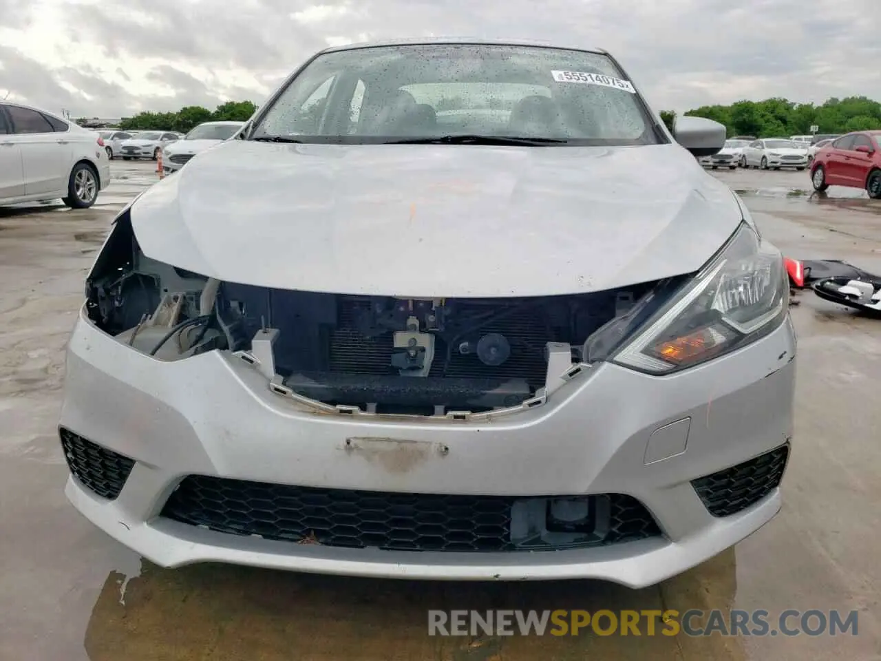 5 Photograph of a damaged car 3N1AB7AP0KL613084 NISSAN SENTRA 2019