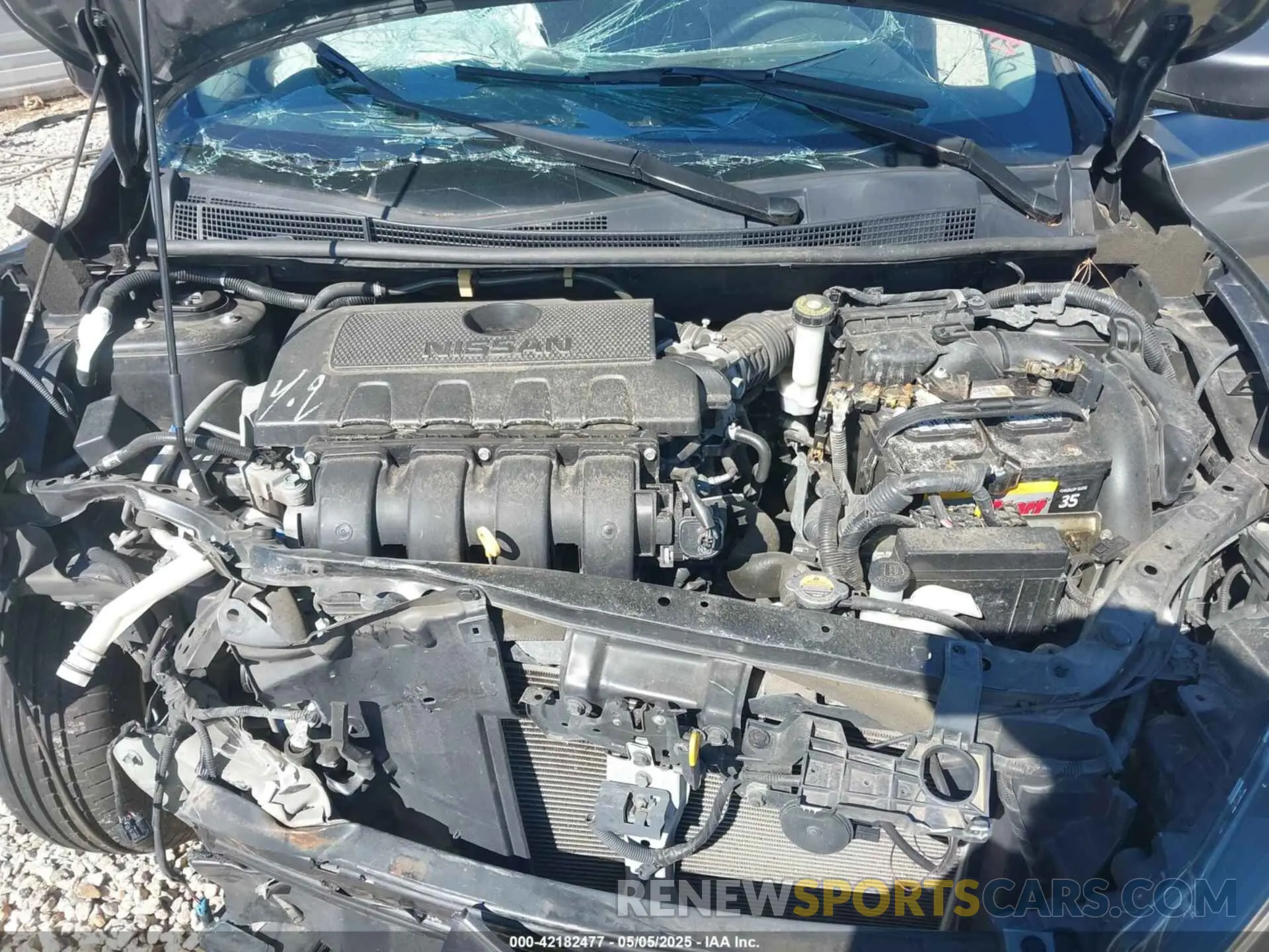 10 Photograph of a damaged car 3N1AB7AP0KL625817 NISSAN SENTRA 2019