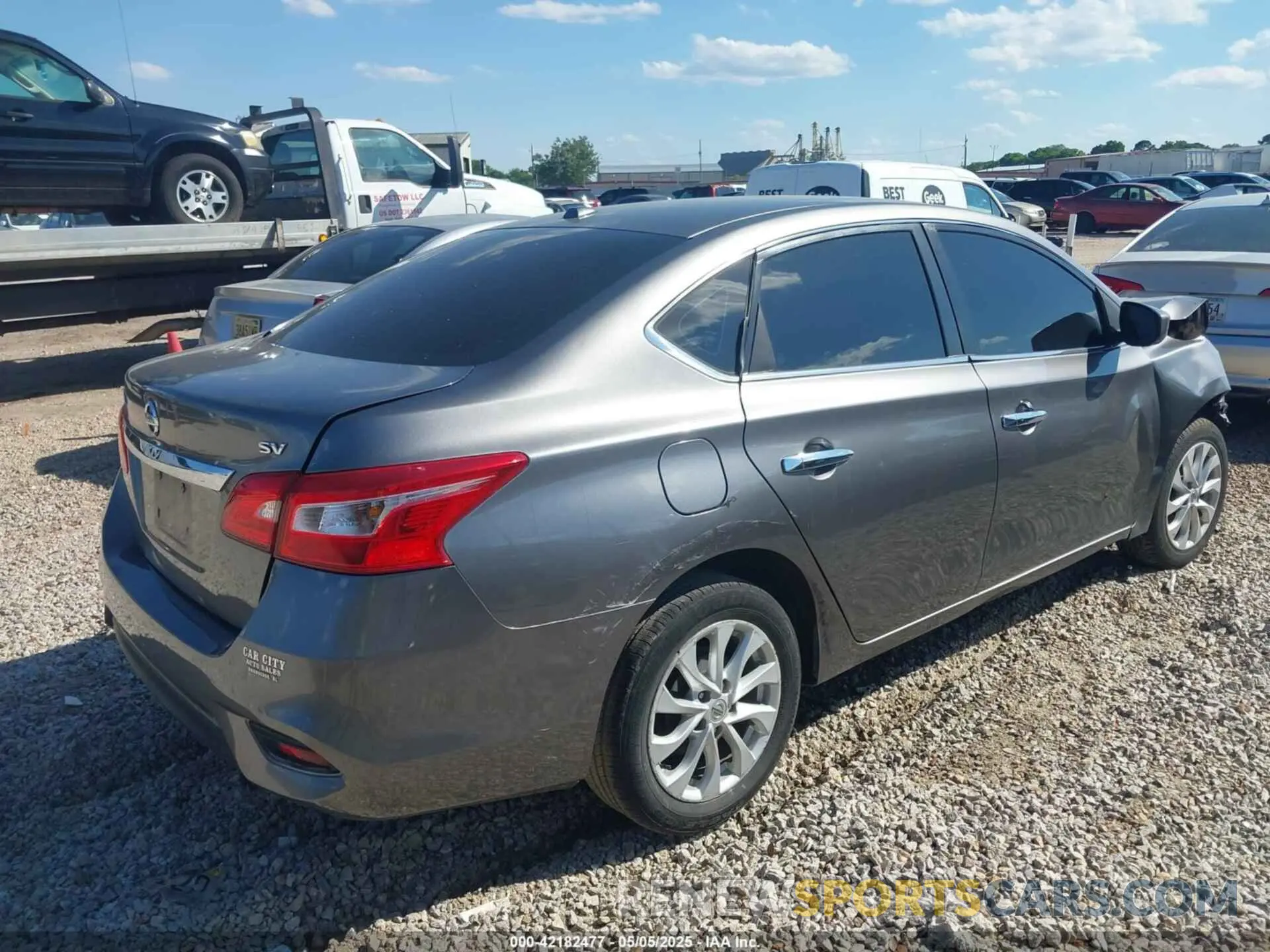 4 Photograph of a damaged car 3N1AB7AP0KL625817 NISSAN SENTRA 2019
