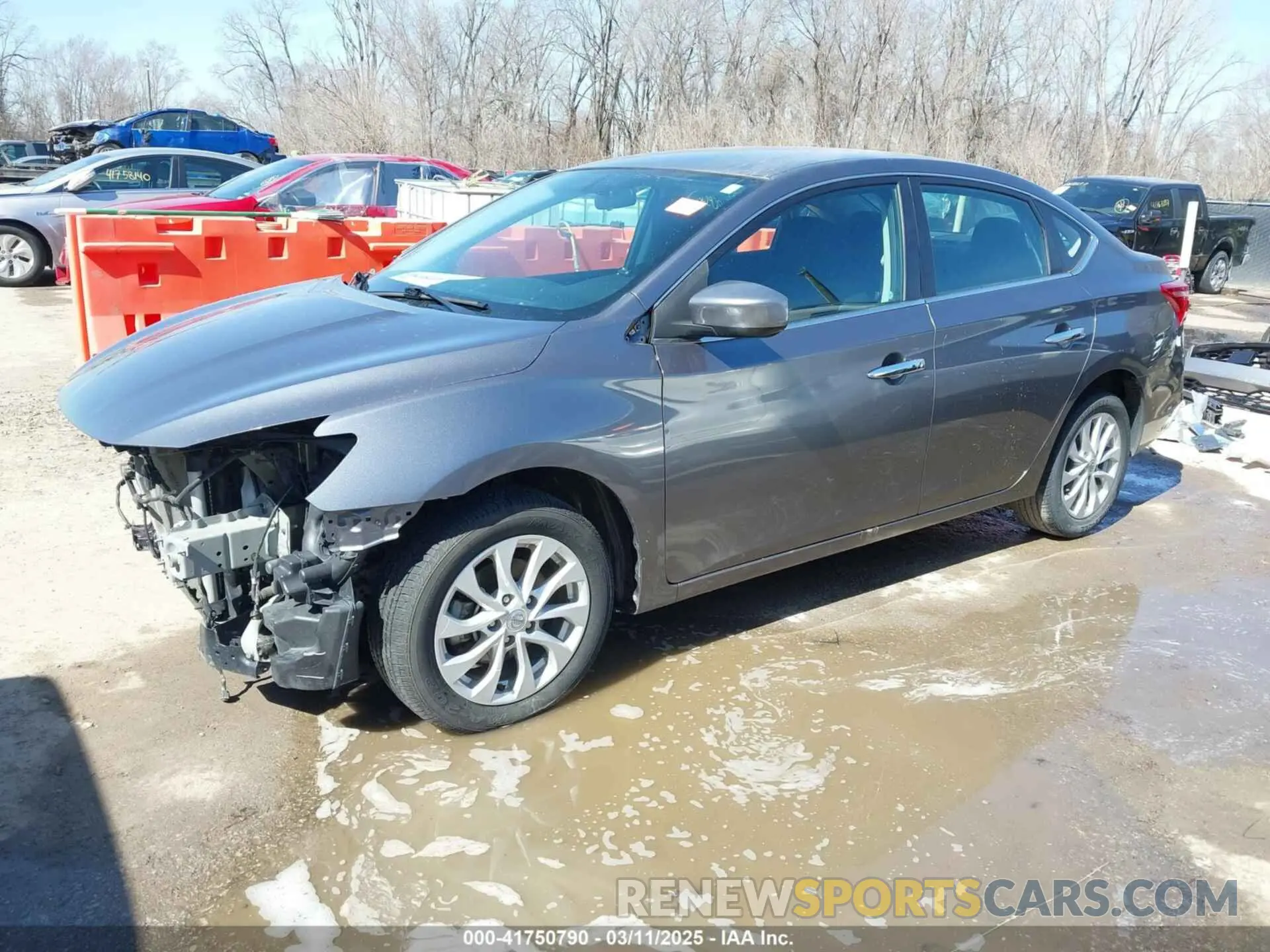 2 Photograph of a damaged car 3N1AB7AP0KL626675 NISSAN SENTRA 2019