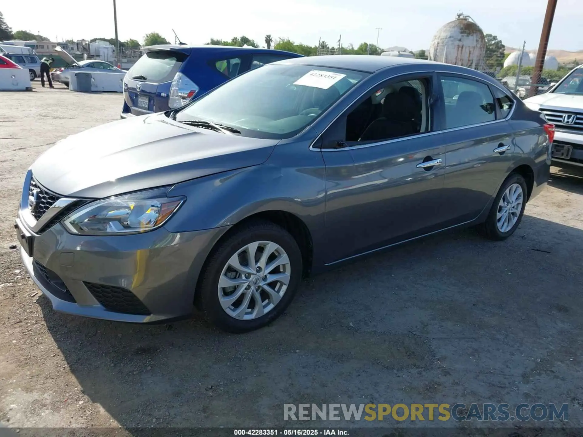 2 Photograph of a damaged car 3N1AB7AP0KL627261 NISSAN SENTRA 2019