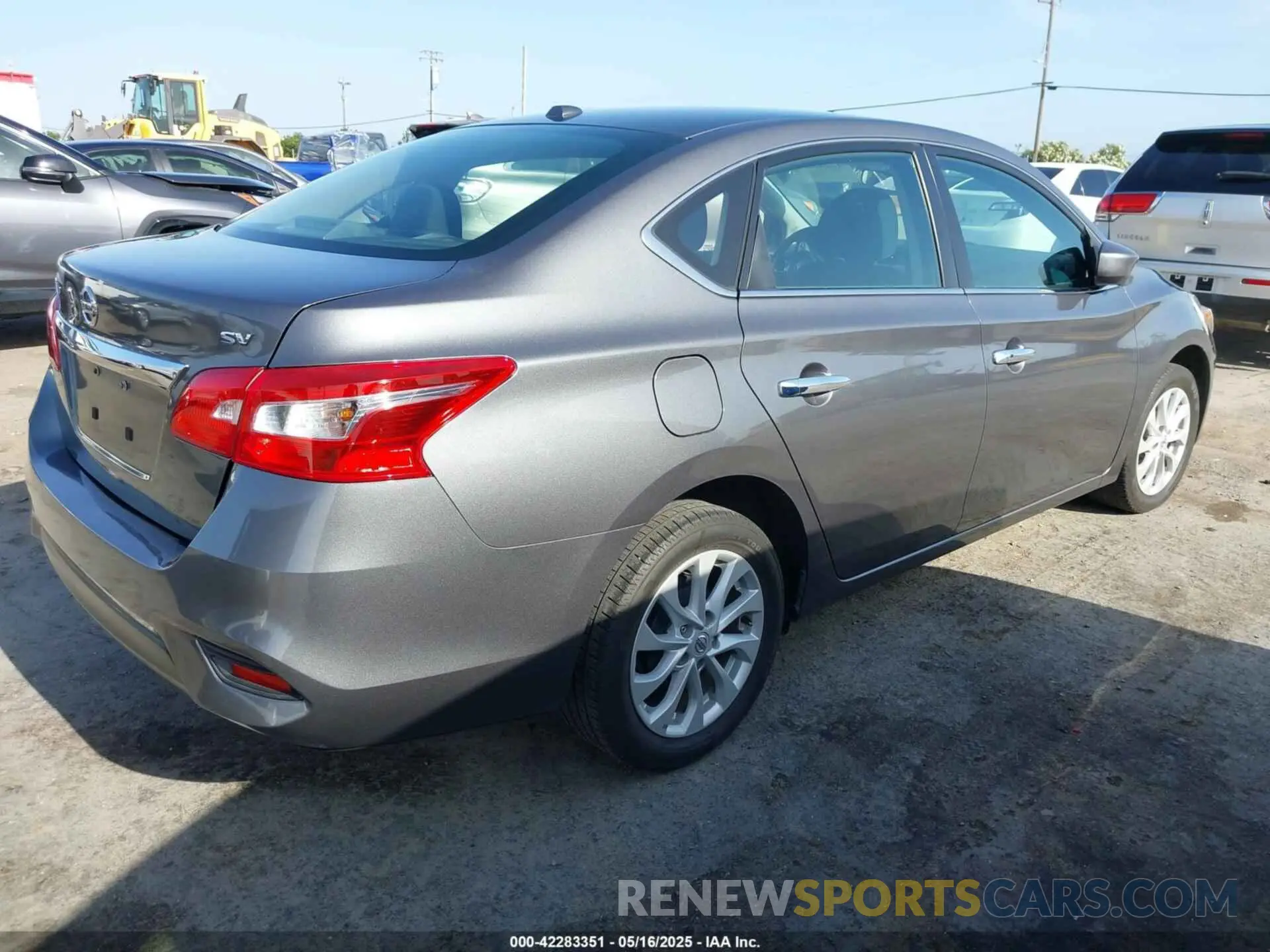 4 Photograph of a damaged car 3N1AB7AP0KL627261 NISSAN SENTRA 2019