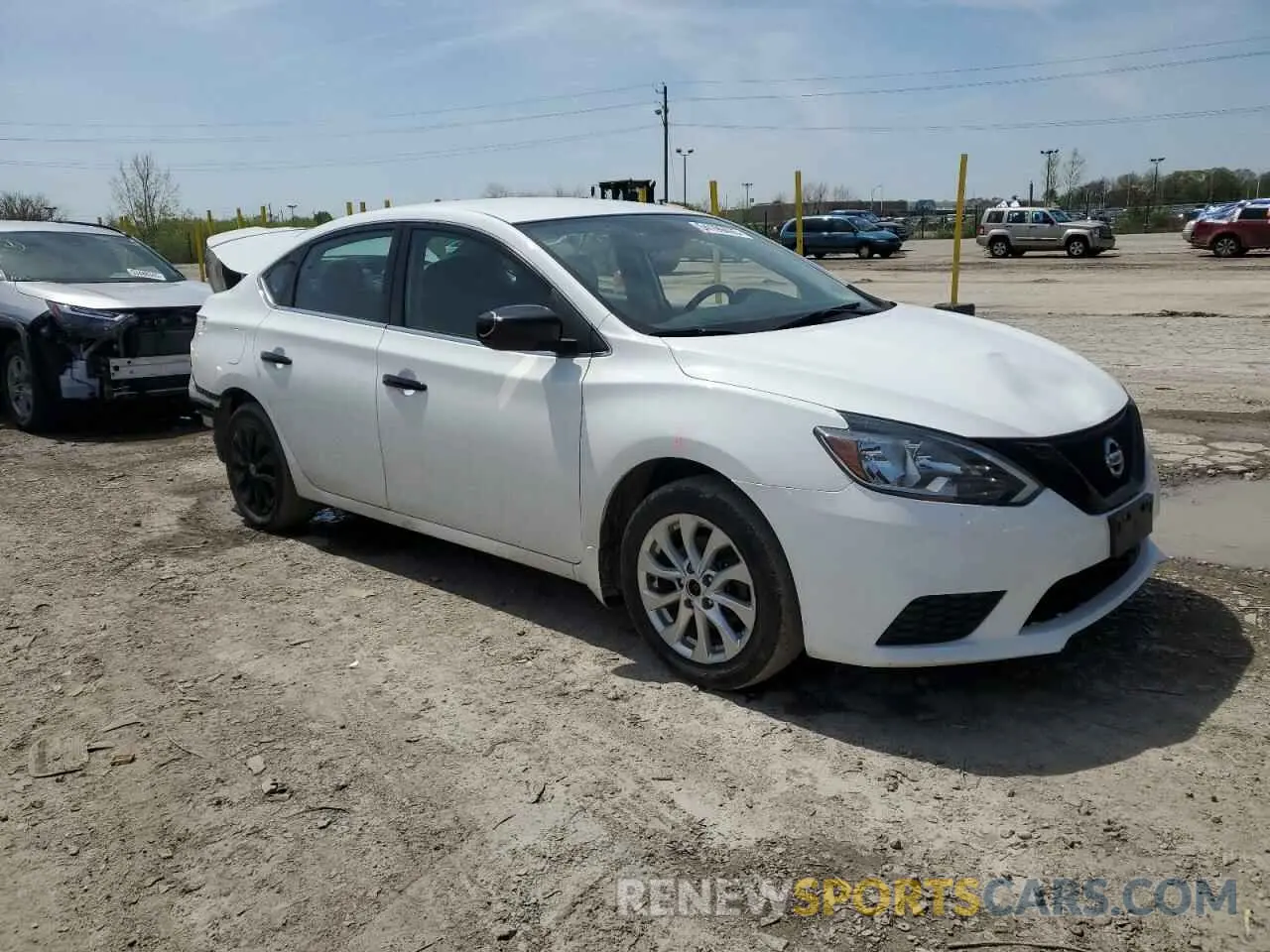 4 Photograph of a damaged car 3N1AB7AP0KY202464 NISSAN SENTRA 2019