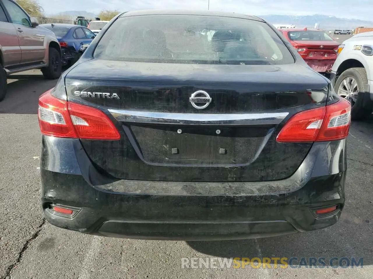 6 Photograph of a damaged car 3N1AB7AP0KY206241 NISSAN SENTRA 2019