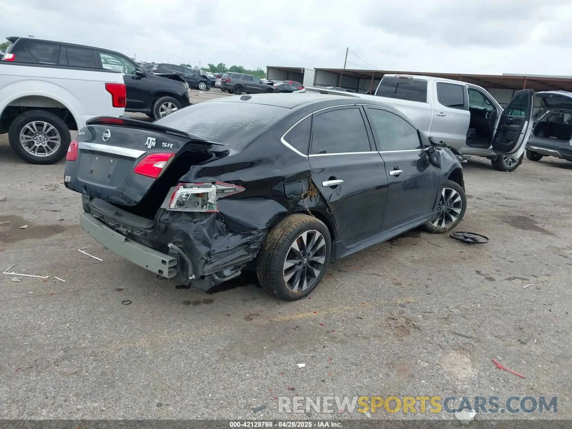 4 Photograph of a damaged car 3N1AB7AP0KY228403 NISSAN SENTRA 2019