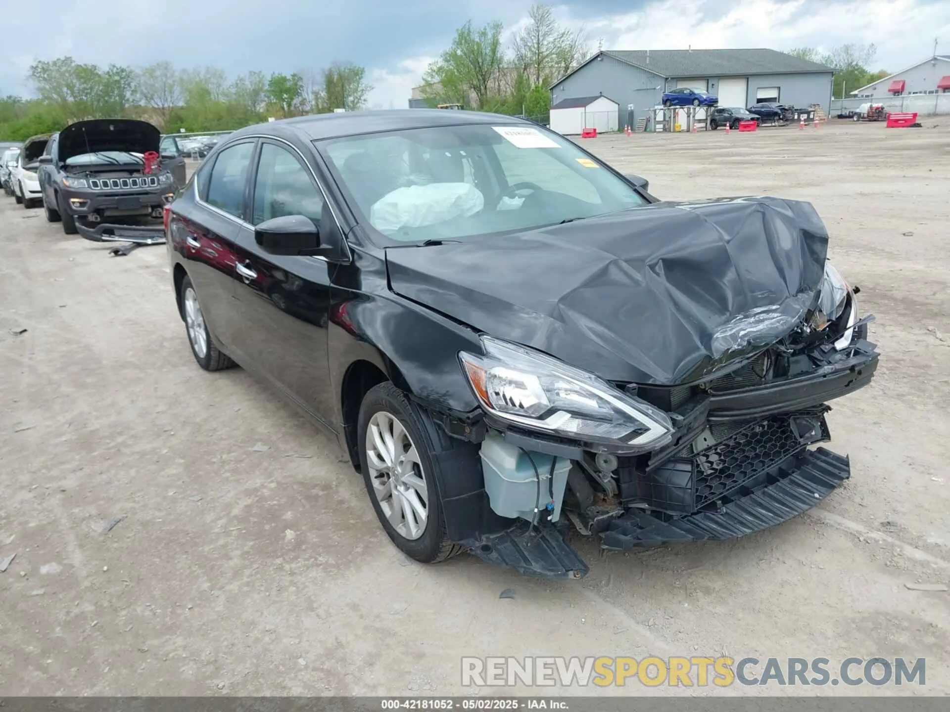 1 Photograph of a damaged car 3N1AB7AP0KY234914 NISSAN SENTRA 2019