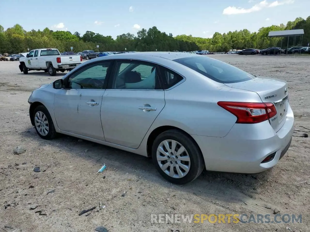 2 Photograph of a damaged car 3N1AB7AP0KY244486 NISSAN SENTRA 2019