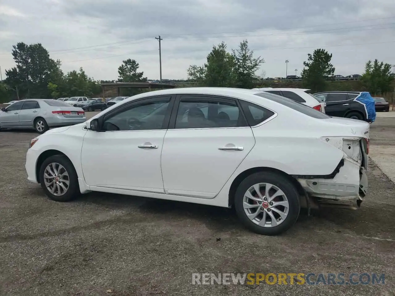 2 Photograph of a damaged car 3N1AB7AP0KY245671 NISSAN SENTRA 2019