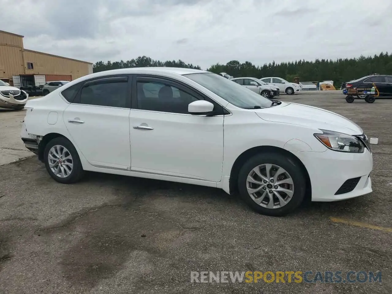 4 Photograph of a damaged car 3N1AB7AP0KY245671 NISSAN SENTRA 2019