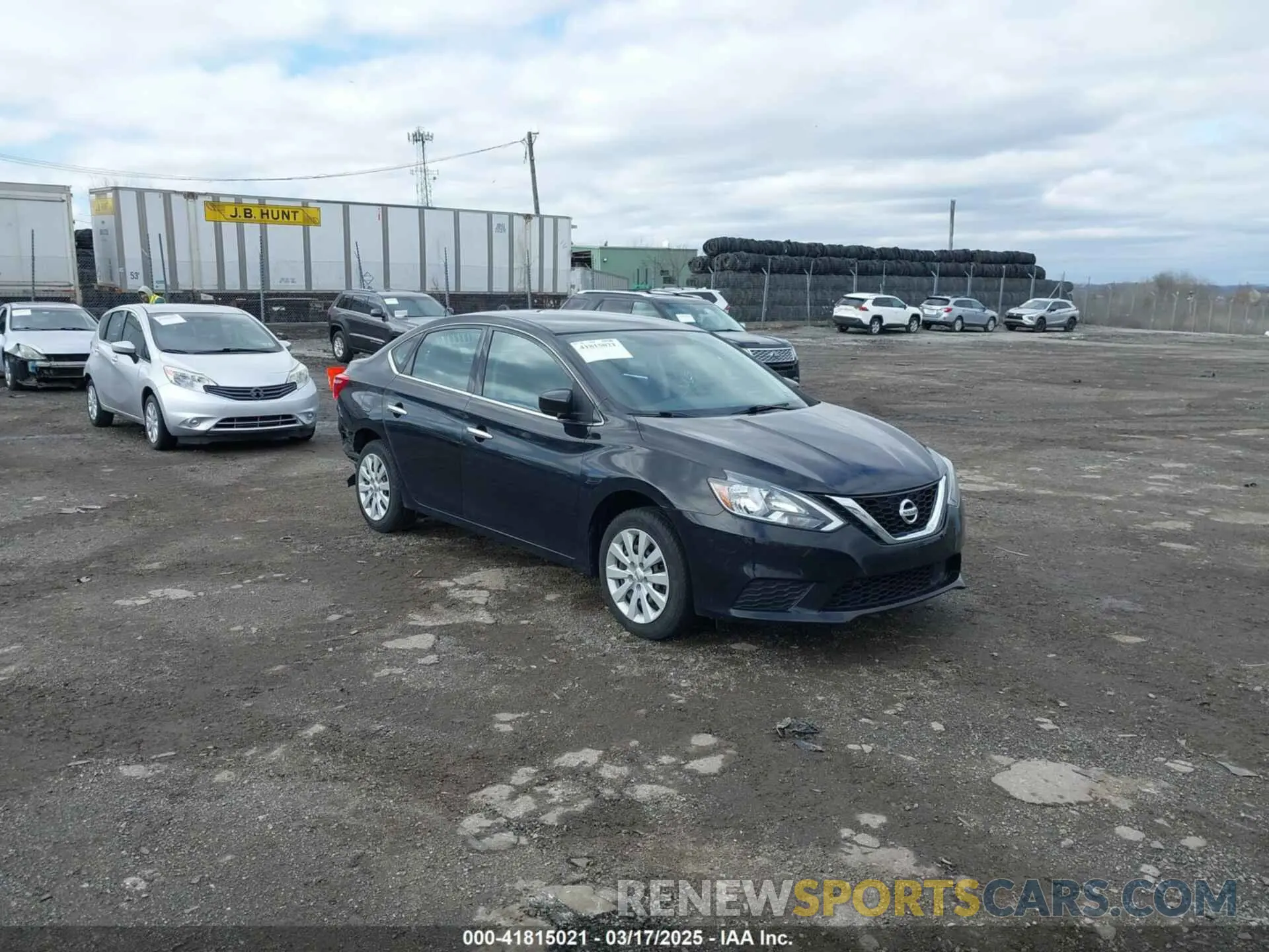 1 Photograph of a damaged car 3N1AB7AP0KY246366 NISSAN SENTRA 2019