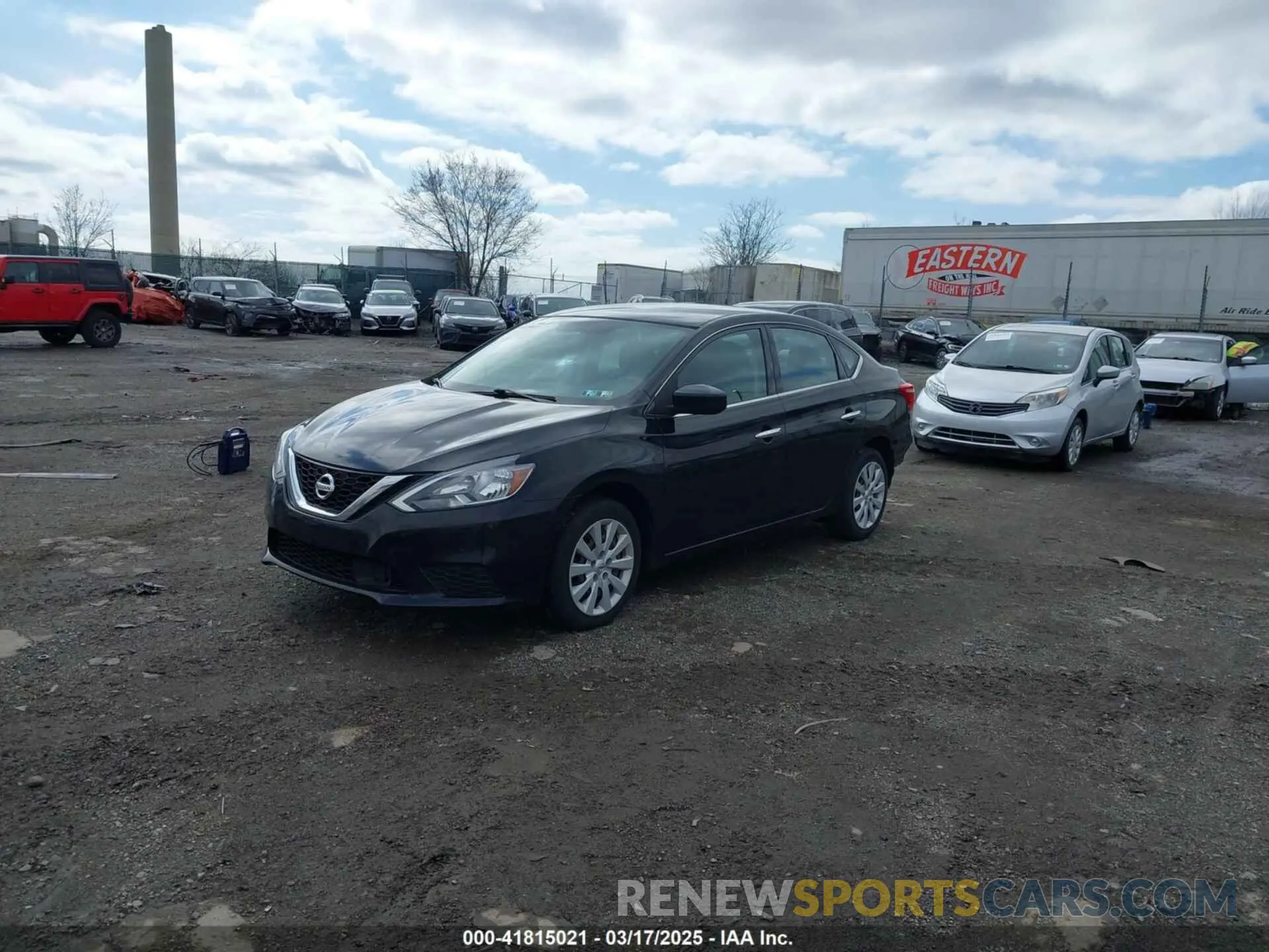 2 Photograph of a damaged car 3N1AB7AP0KY246366 NISSAN SENTRA 2019
