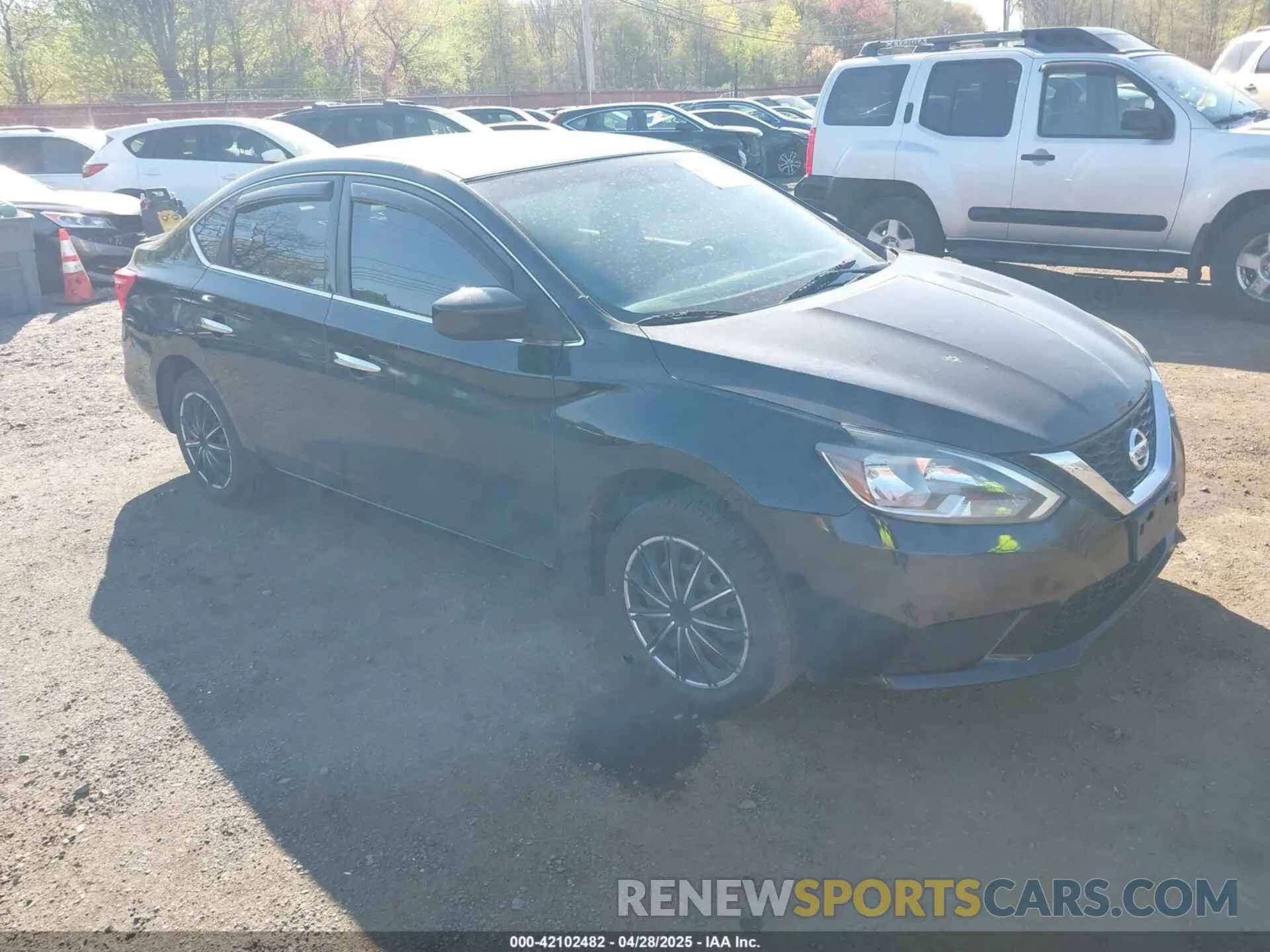1 Photograph of a damaged car 3N1AB7AP0KY248392 NISSAN SENTRA 2019