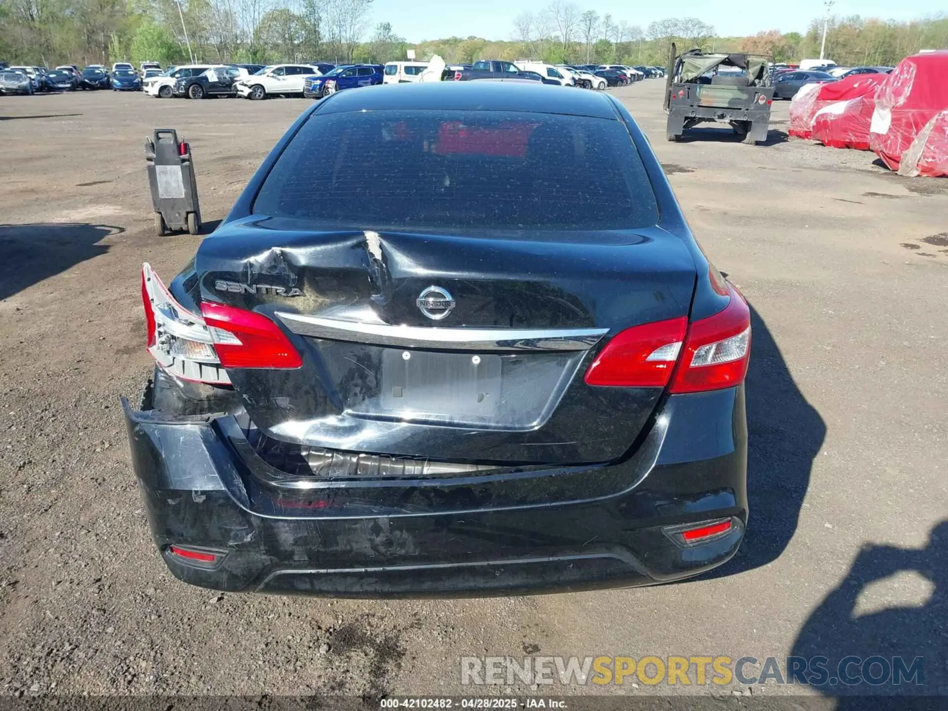 16 Photograph of a damaged car 3N1AB7AP0KY248392 NISSAN SENTRA 2019