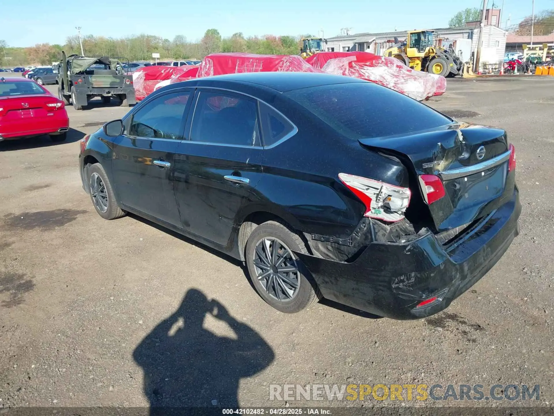 3 Photograph of a damaged car 3N1AB7AP0KY248392 NISSAN SENTRA 2019