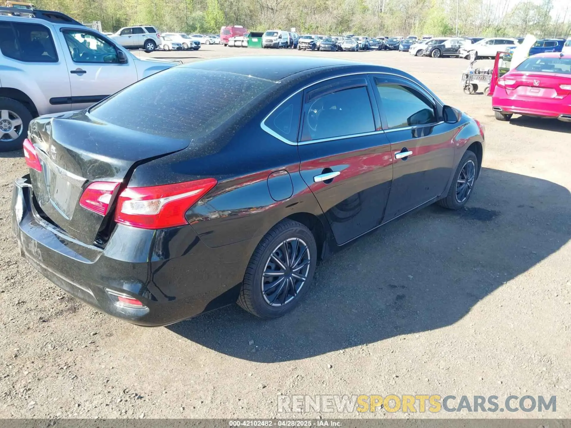 4 Photograph of a damaged car 3N1AB7AP0KY248392 NISSAN SENTRA 2019