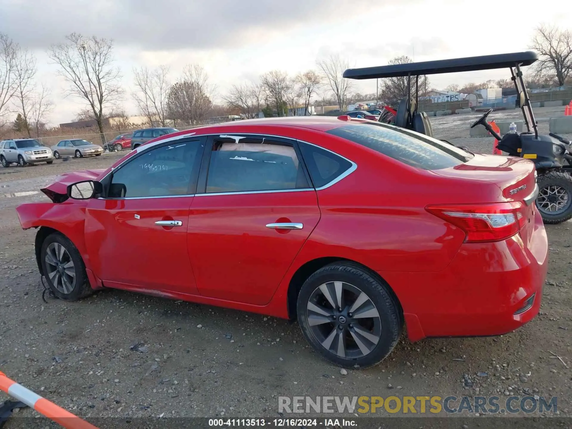 13 Photograph of a damaged car 3N1AB7AP0KY250398 NISSAN SENTRA 2019