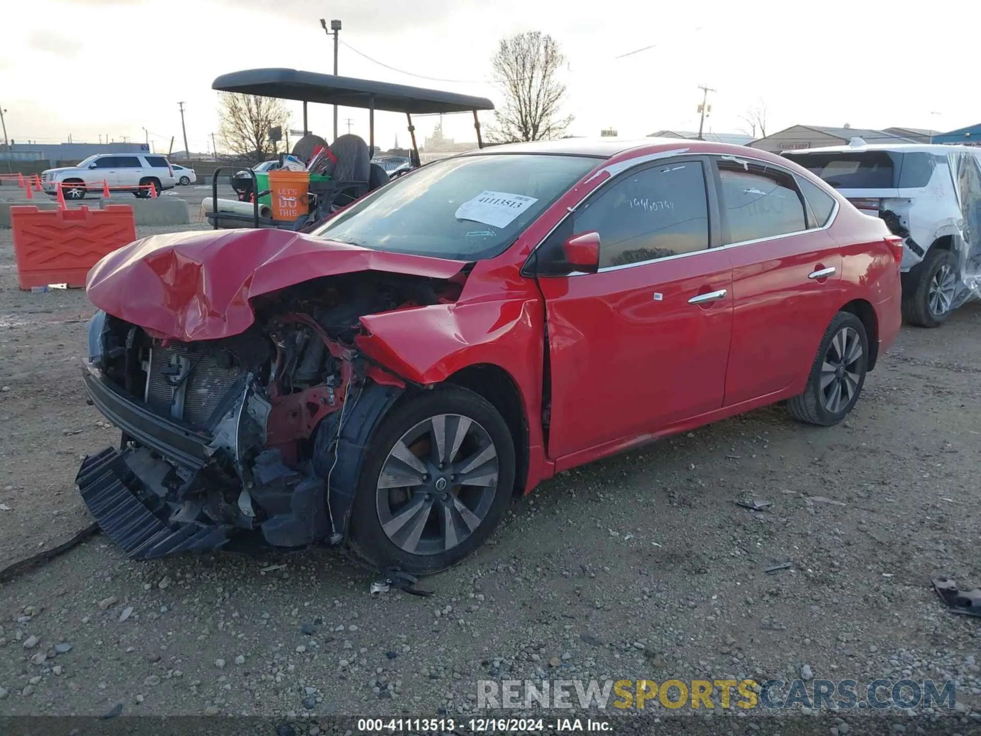 2 Photograph of a damaged car 3N1AB7AP0KY250398 NISSAN SENTRA 2019