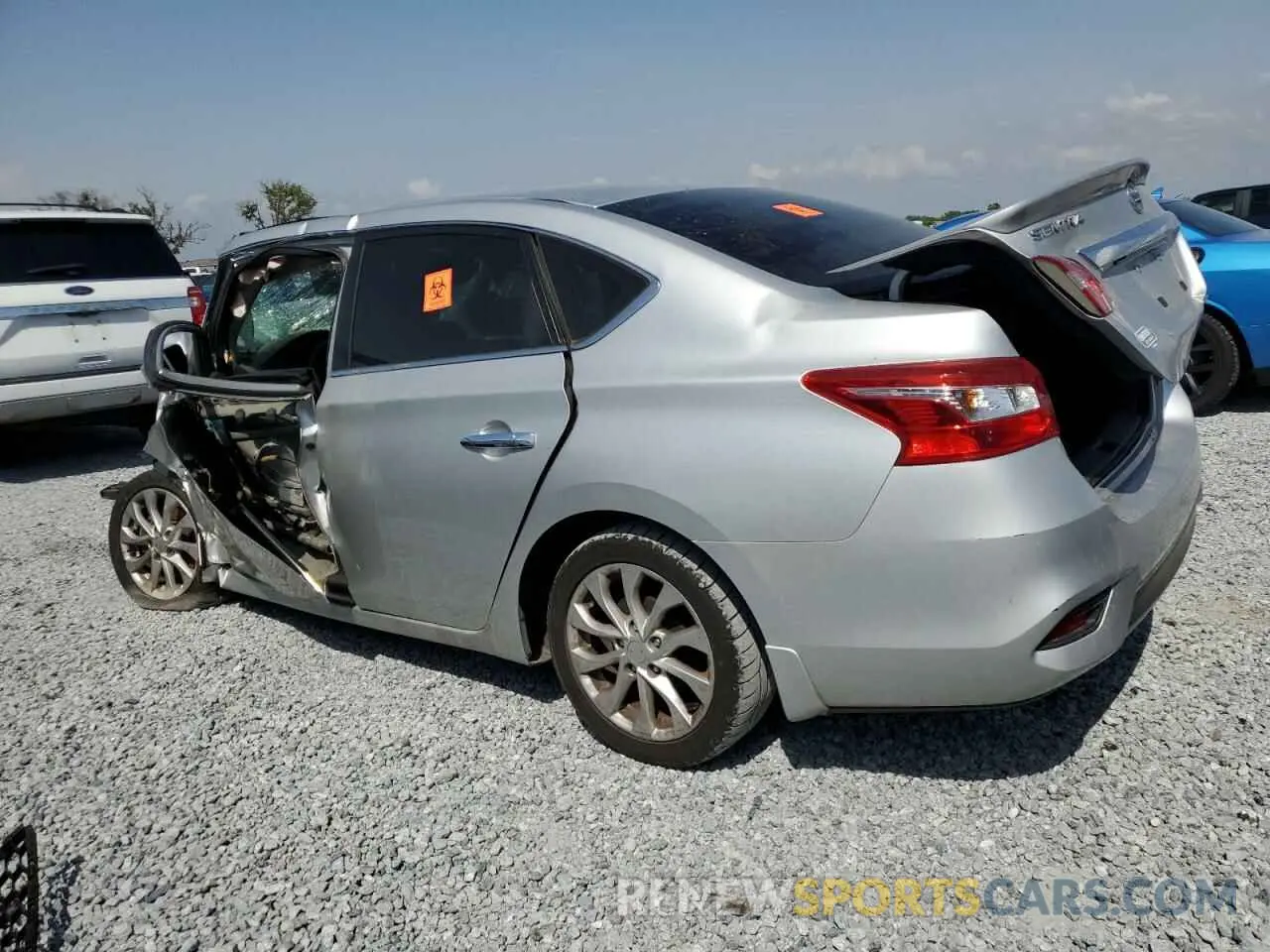 2 Photograph of a damaged car 3N1AB7AP0KY255200 NISSAN SENTRA 2019
