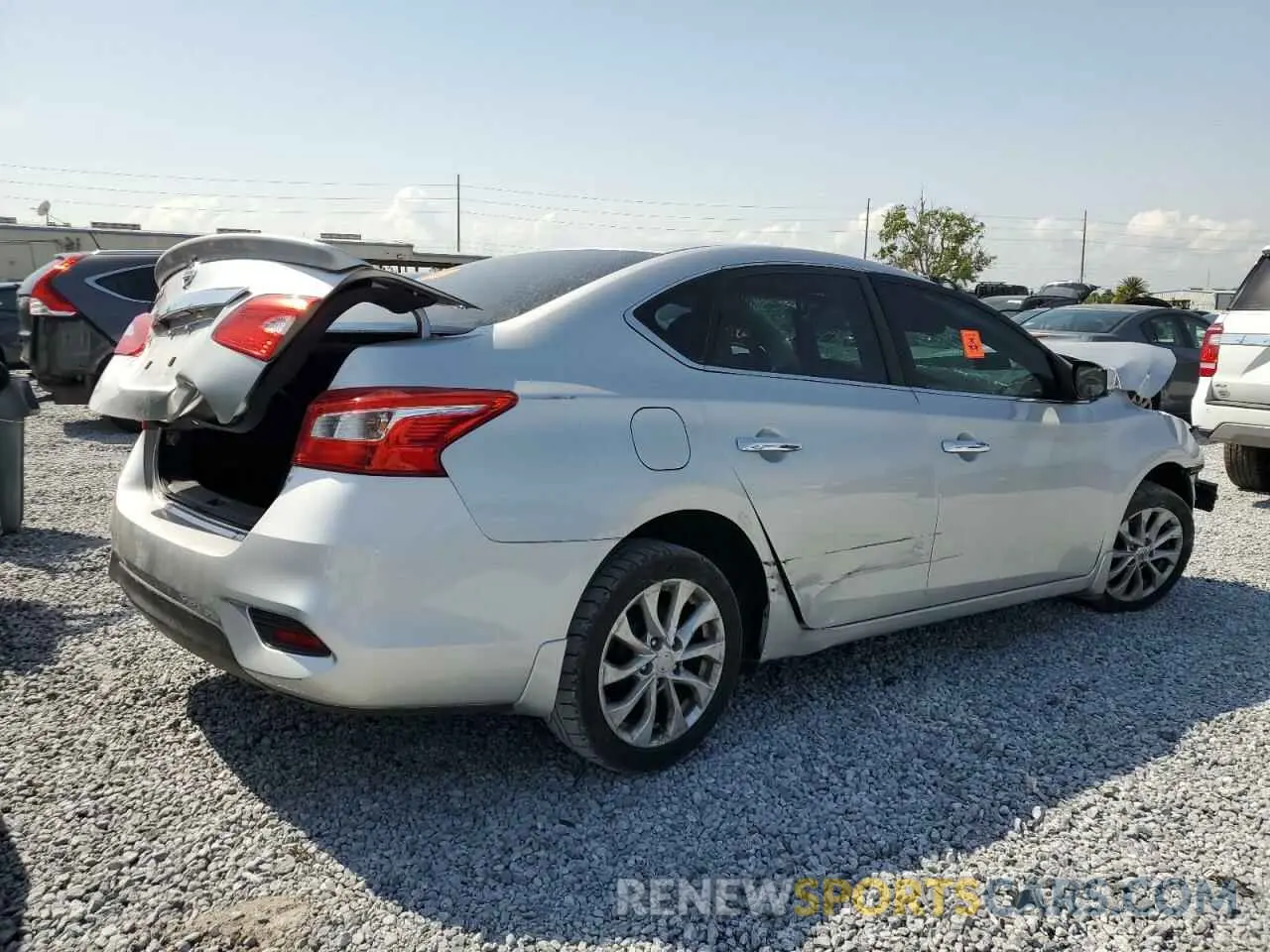 3 Photograph of a damaged car 3N1AB7AP0KY255200 NISSAN SENTRA 2019