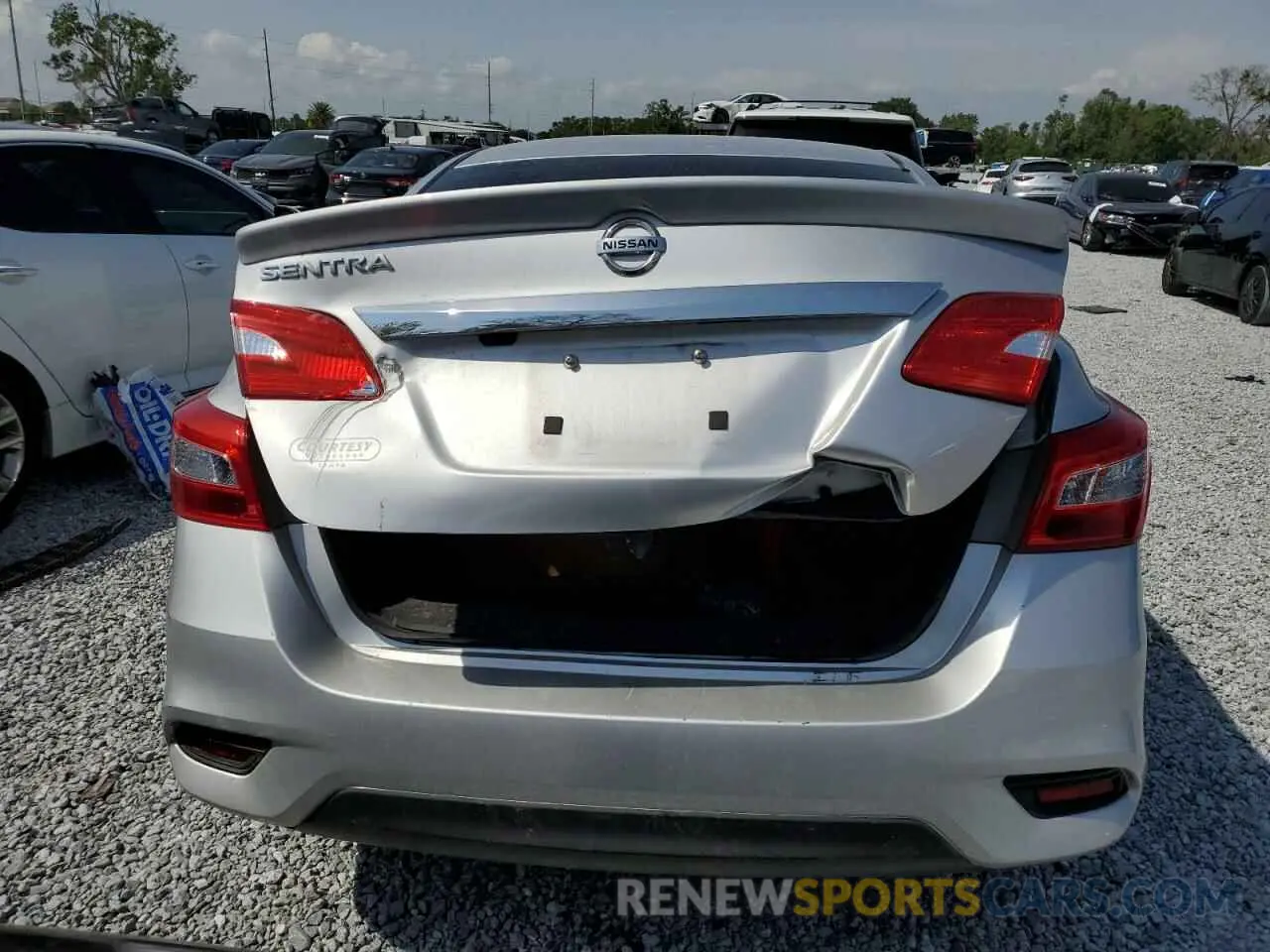 6 Photograph of a damaged car 3N1AB7AP0KY255200 NISSAN SENTRA 2019