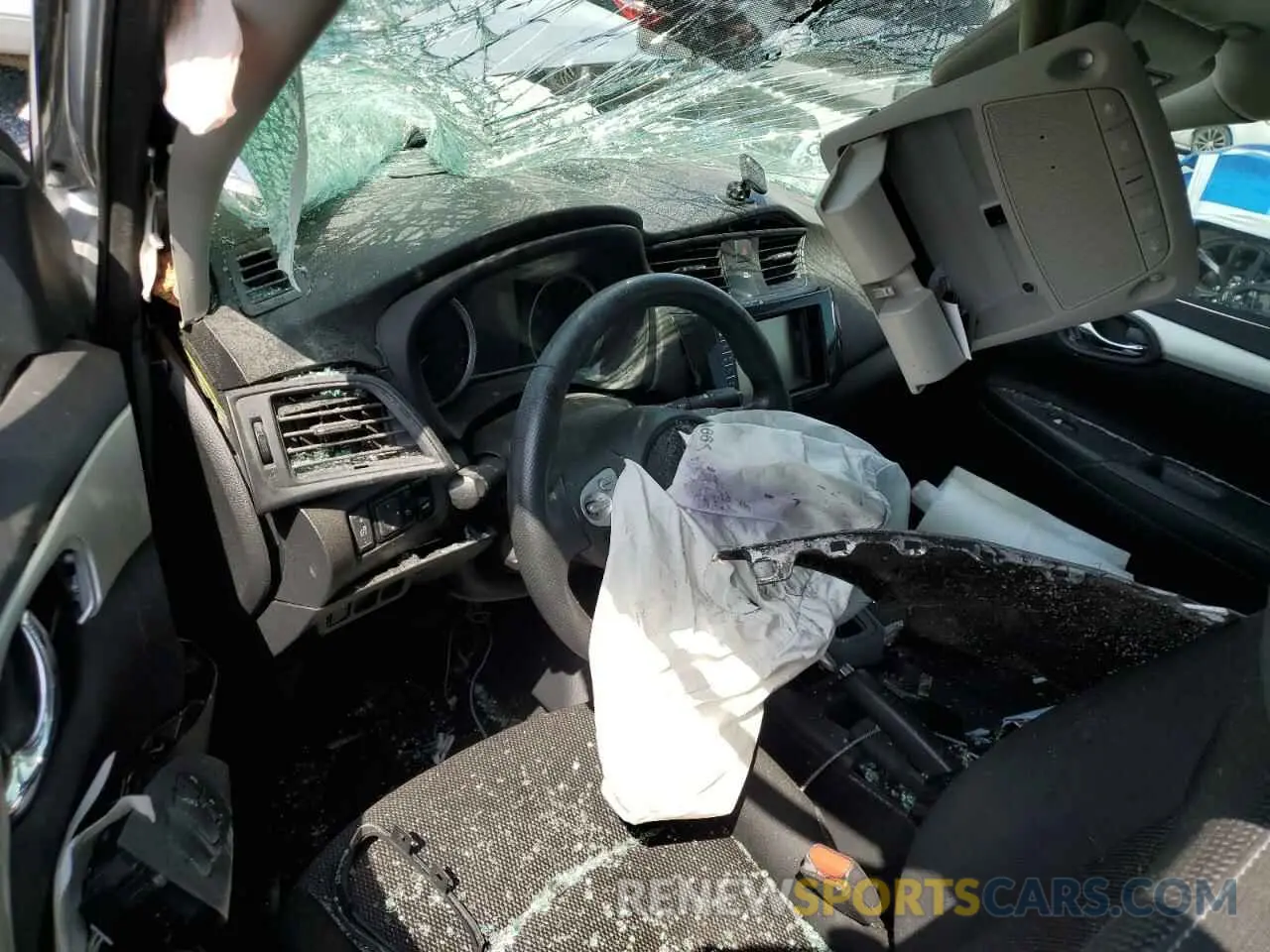 8 Photograph of a damaged car 3N1AB7AP0KY255200 NISSAN SENTRA 2019