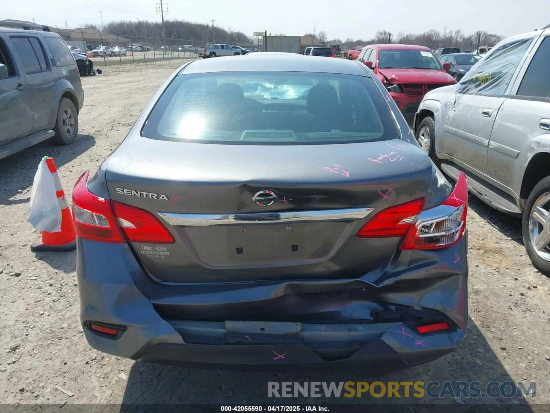 16 Photograph of a damaged car 3N1AB7AP0KY262079 NISSAN SENTRA 2019