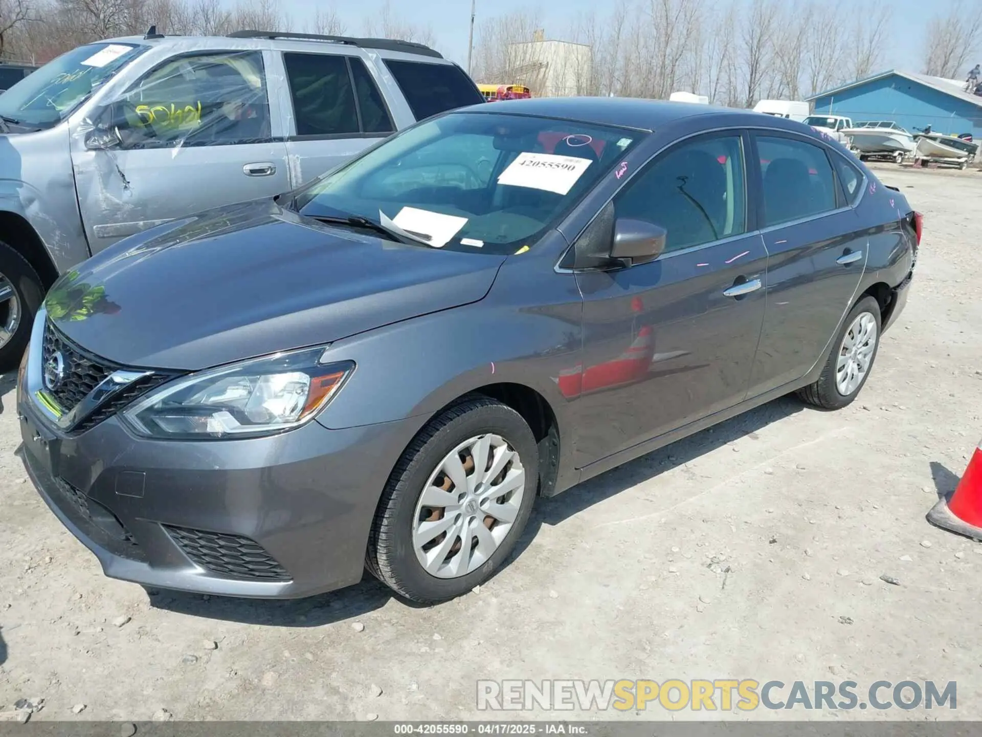 2 Photograph of a damaged car 3N1AB7AP0KY262079 NISSAN SENTRA 2019