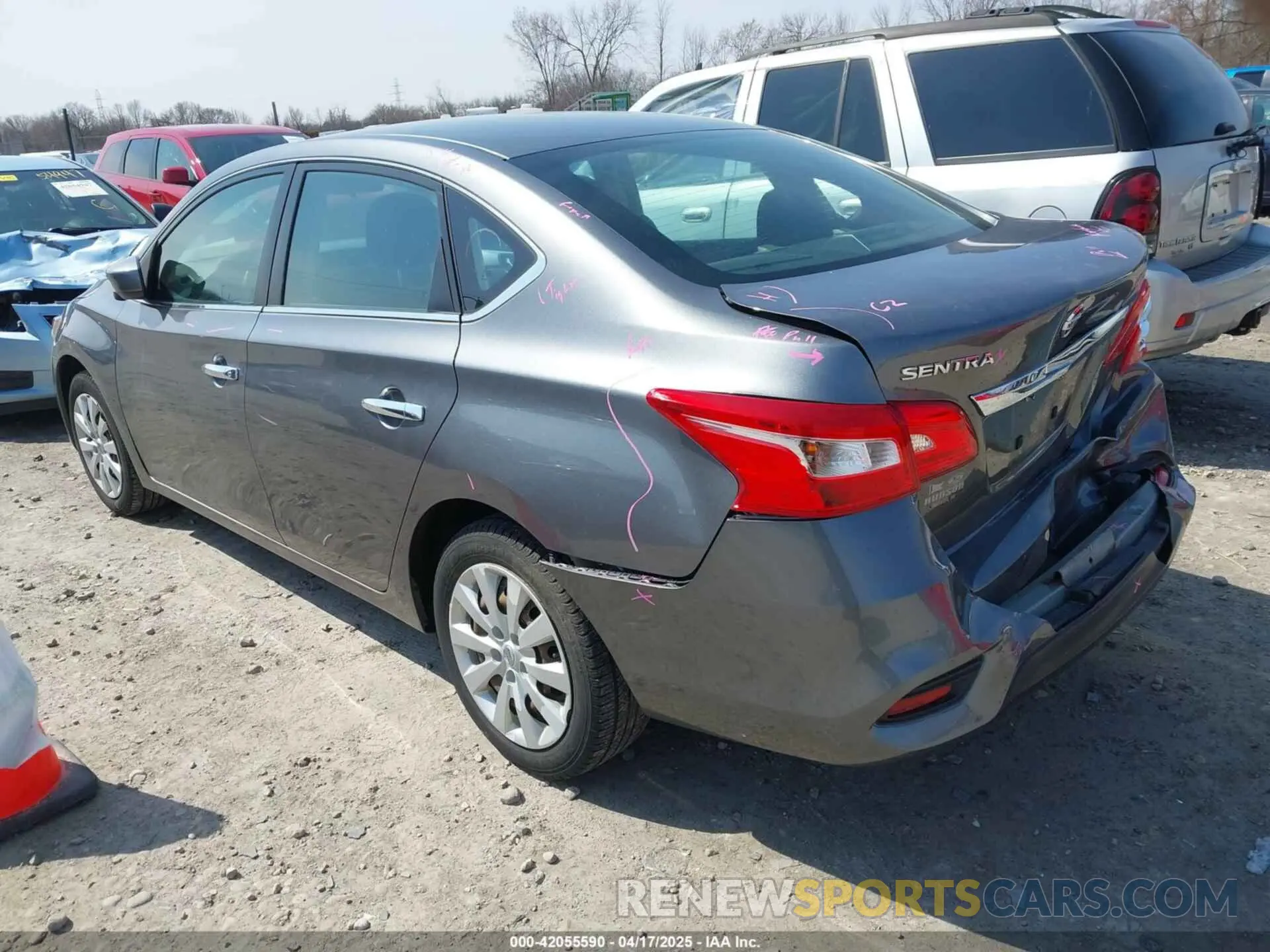 3 Photograph of a damaged car 3N1AB7AP0KY262079 NISSAN SENTRA 2019