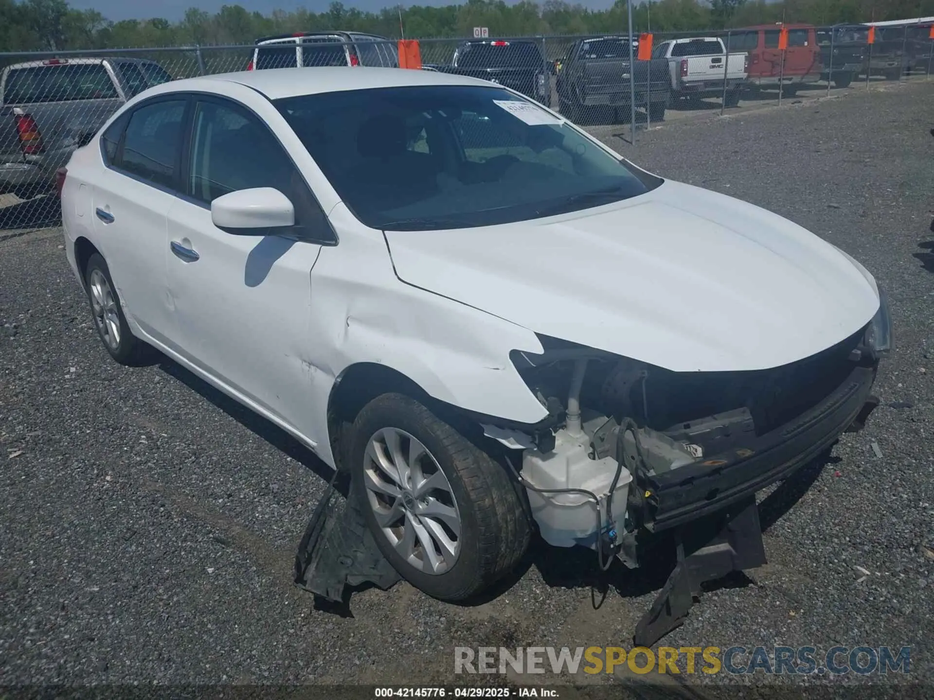 1 Photograph of a damaged car 3N1AB7AP0KY275656 NISSAN SENTRA 2019