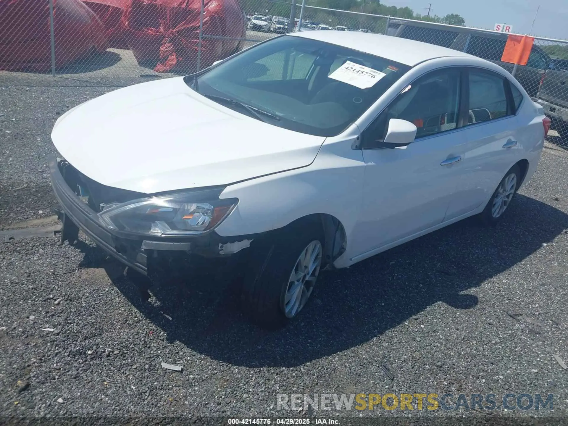 2 Photograph of a damaged car 3N1AB7AP0KY275656 NISSAN SENTRA 2019