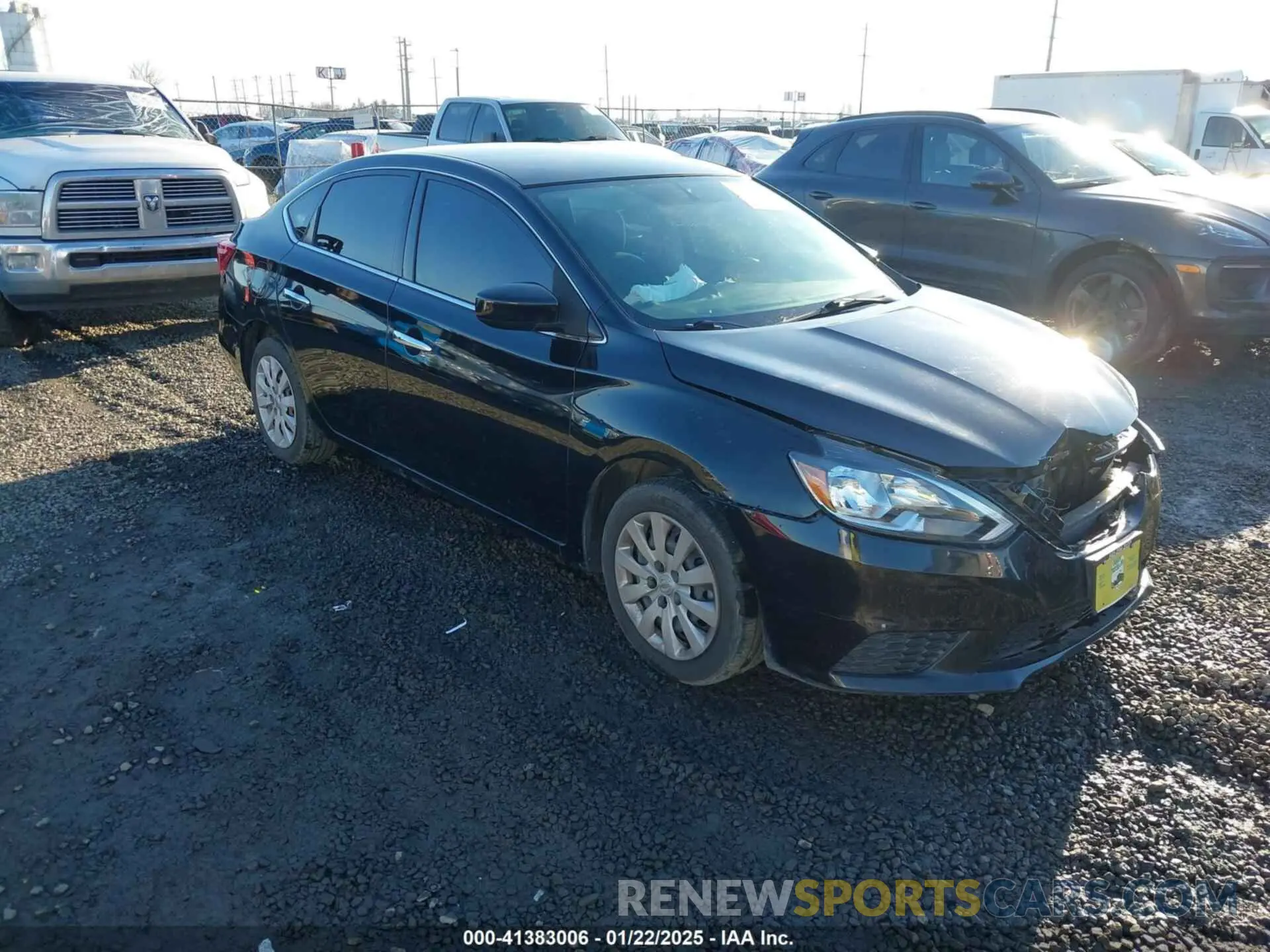 1 Photograph of a damaged car 3N1AB7AP0KY275852 NISSAN SENTRA 2019