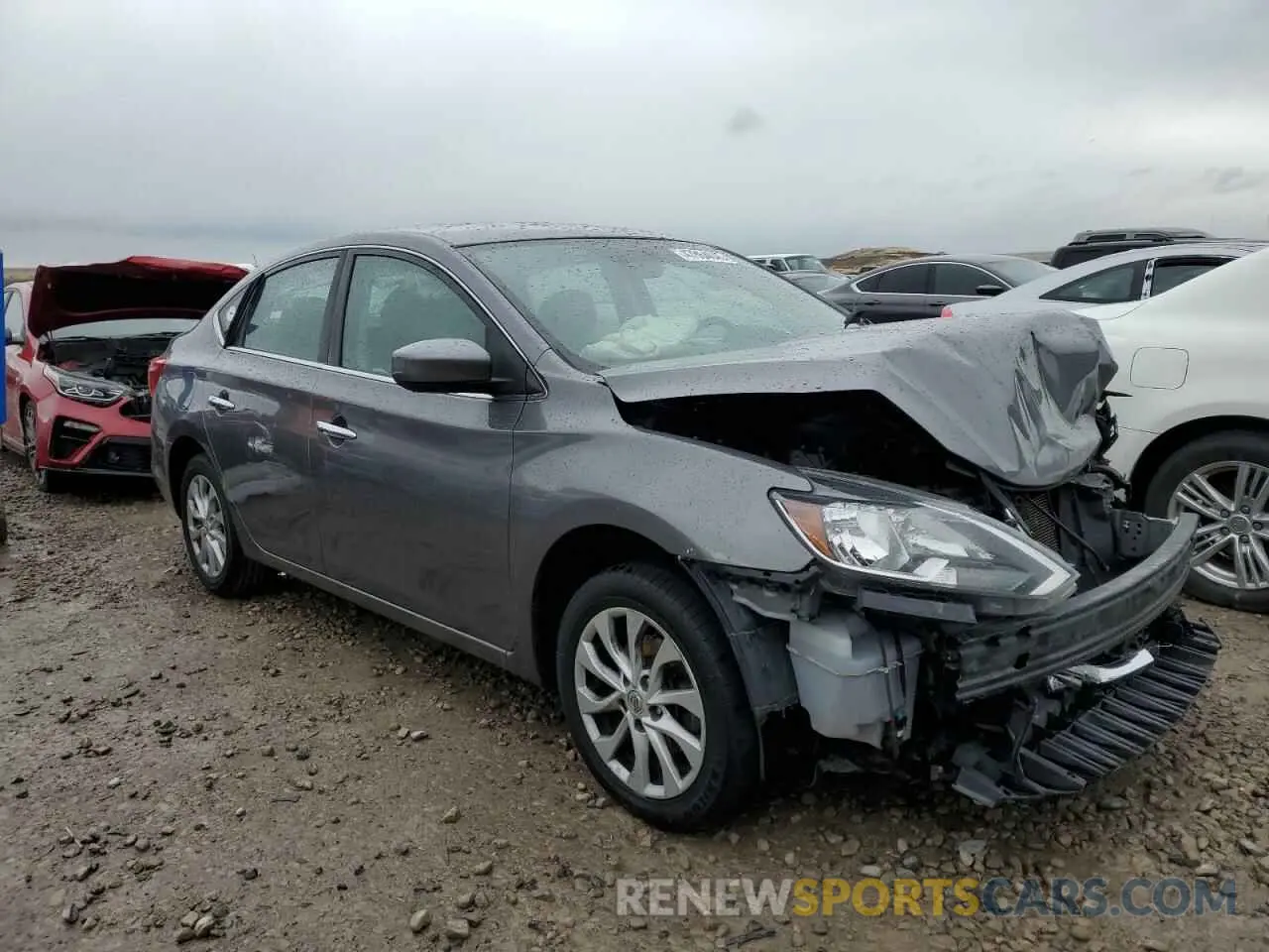 4 Photograph of a damaged car 3N1AB7AP0KY279741 NISSAN SENTRA 2019