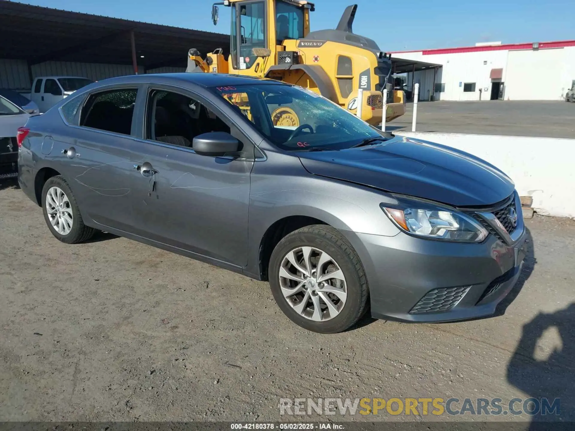 1 Photograph of a damaged car 3N1AB7AP0KY283319 NISSAN SENTRA 2019