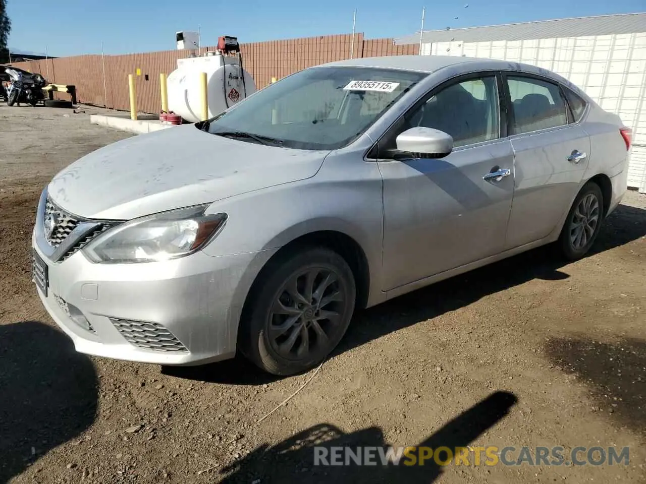 1 Photograph of a damaged car 3N1AB7AP0KY286849 NISSAN SENTRA 2019