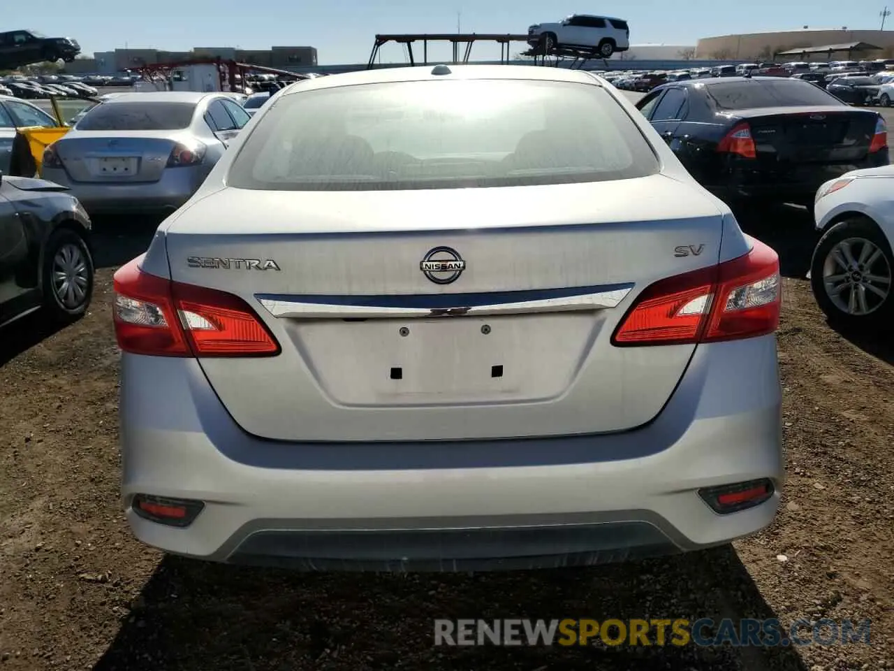 6 Photograph of a damaged car 3N1AB7AP0KY286849 NISSAN SENTRA 2019