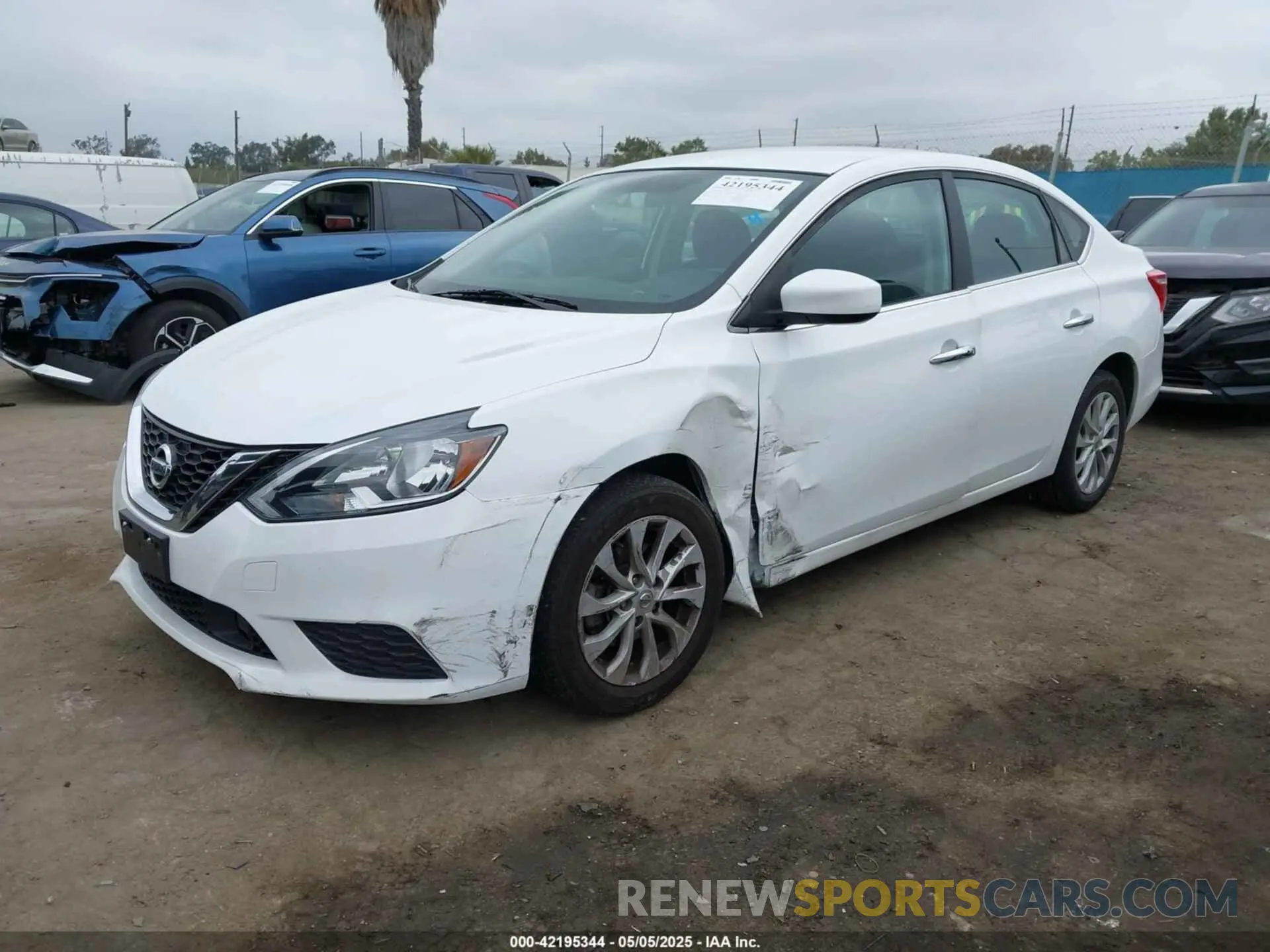 2 Photograph of a damaged car 3N1AB7AP0KY288665 NISSAN SENTRA 2019