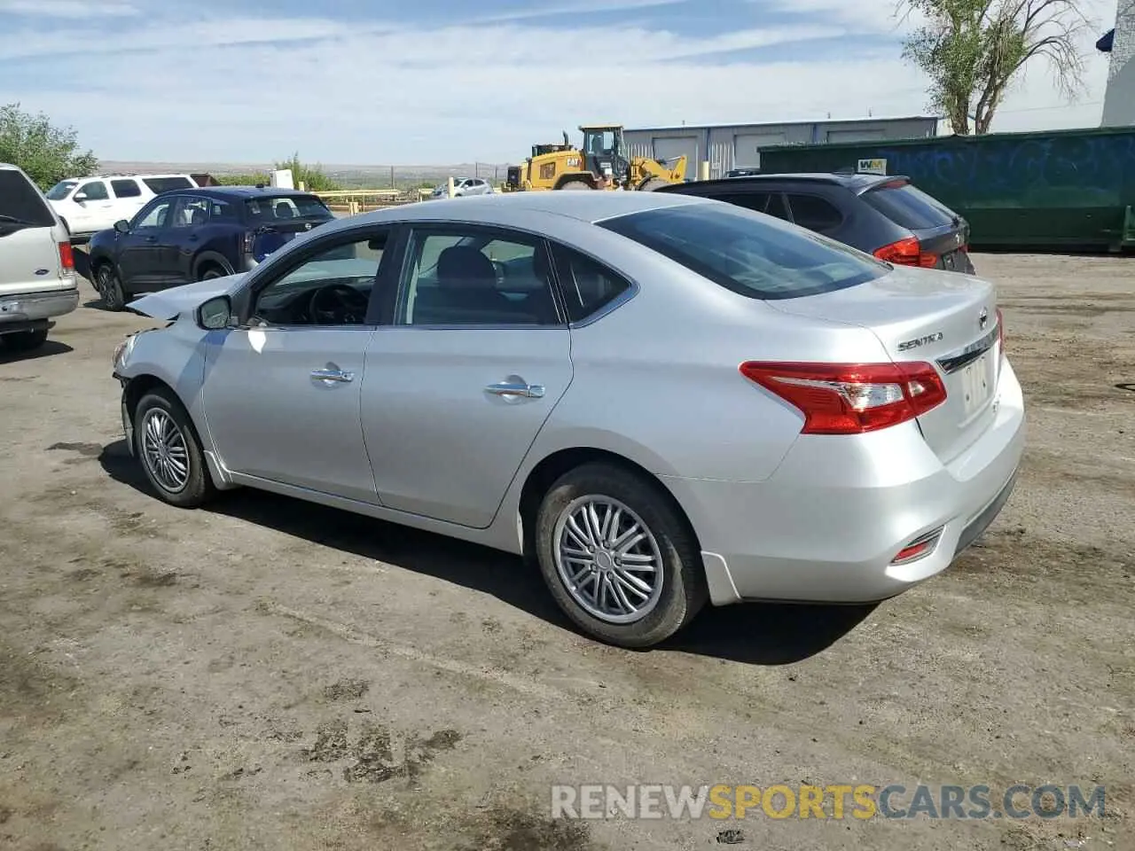 2 Photograph of a damaged car 3N1AB7AP0KY292537 NISSAN SENTRA 2019