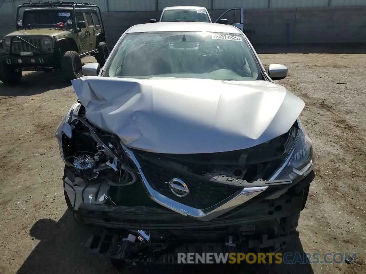 5 Photograph of a damaged car 3N1AB7AP0KY292537 NISSAN SENTRA 2019