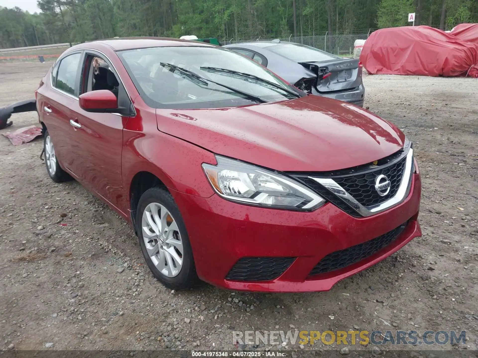 1 Photograph of a damaged car 3N1AB7AP0KY300930 NISSAN SENTRA 2019