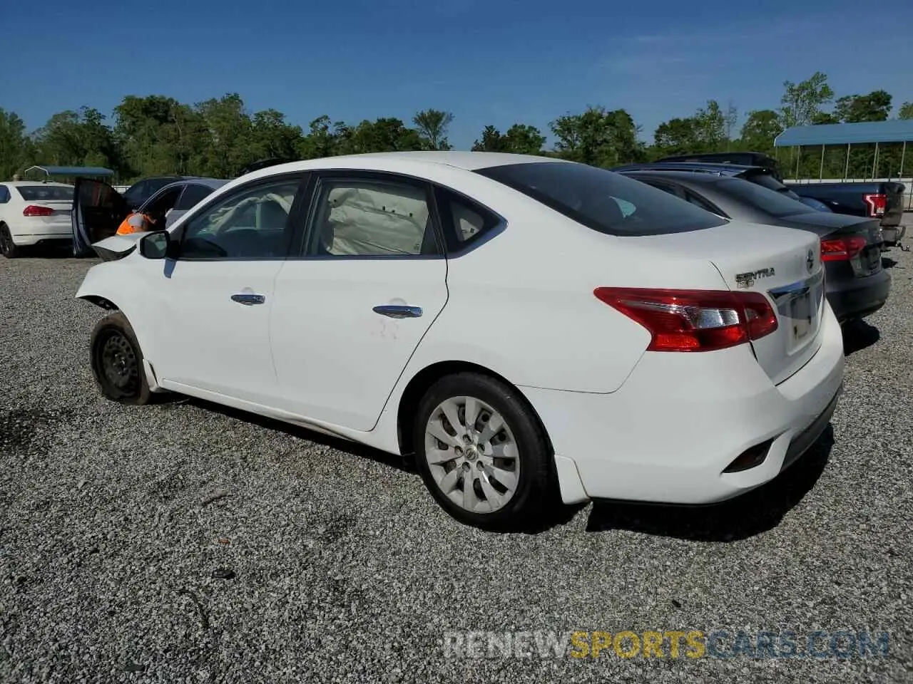 2 Photograph of a damaged car 3N1AB7AP0KY302791 NISSAN SENTRA 2019