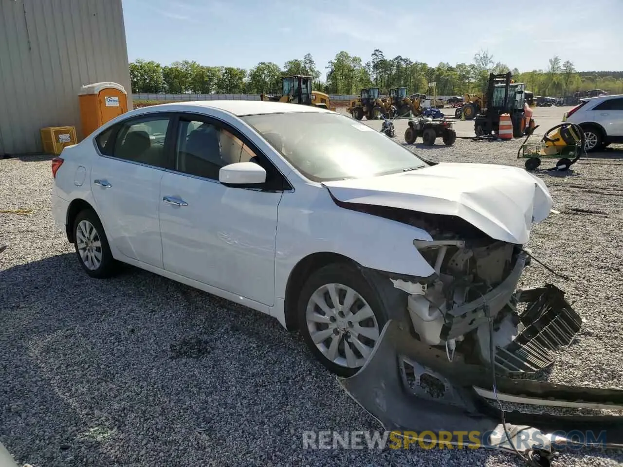 4 Photograph of a damaged car 3N1AB7AP0KY302791 NISSAN SENTRA 2019