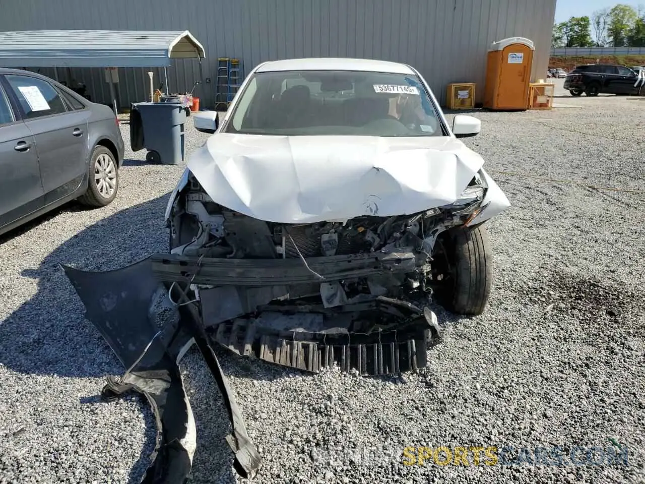 5 Photograph of a damaged car 3N1AB7AP0KY302791 NISSAN SENTRA 2019