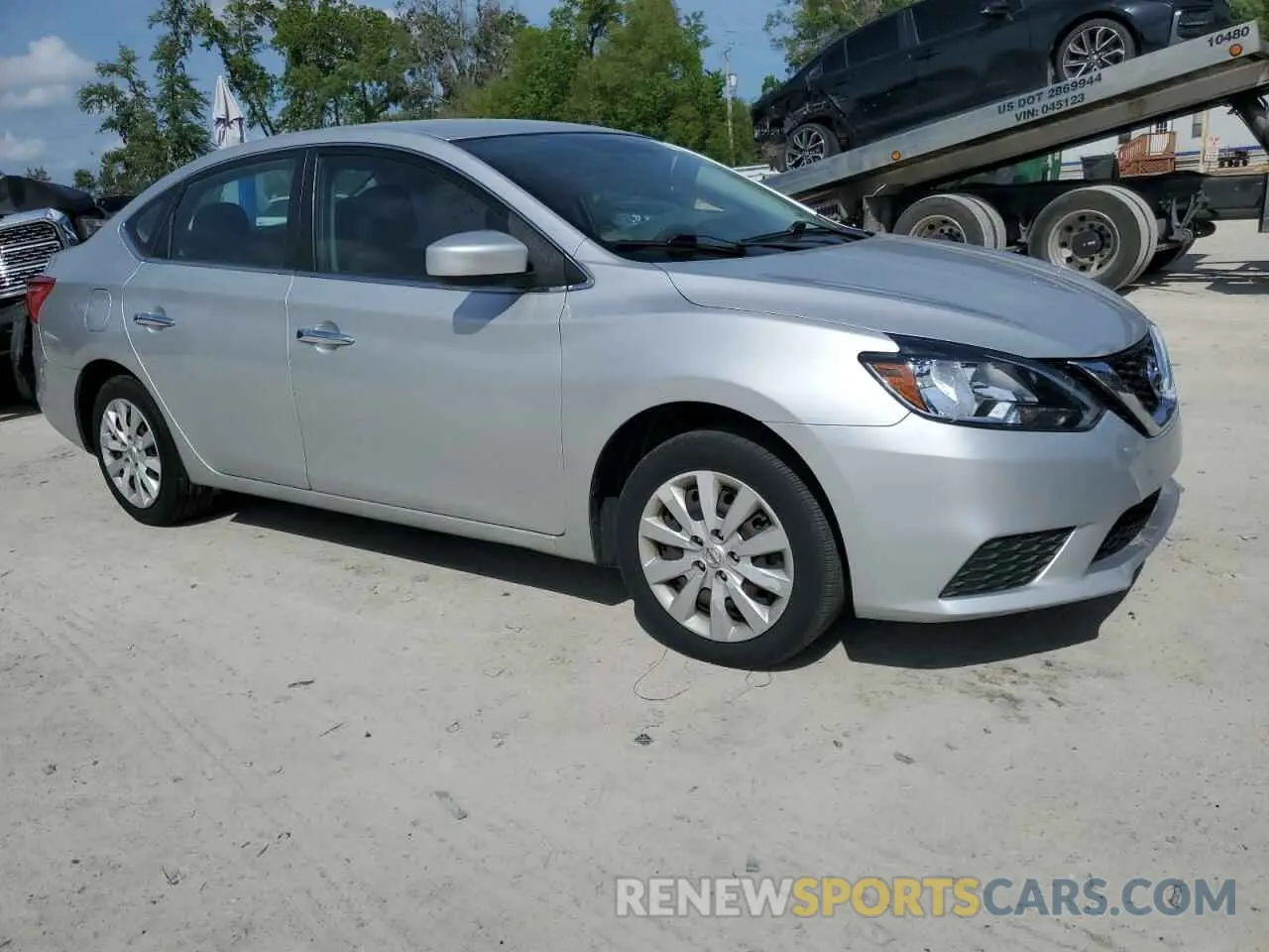 4 Photograph of a damaged car 3N1AB7AP0KY310437 NISSAN SENTRA 2019