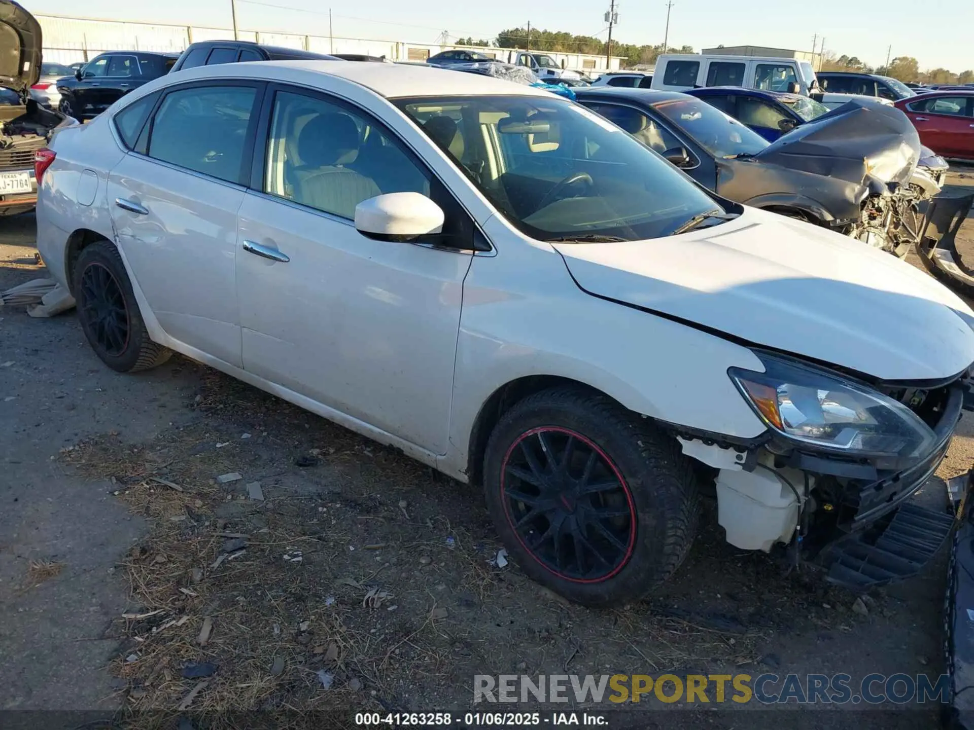 1 Photograph of a damaged car 3N1AB7AP0KY312415 NISSAN SENTRA 2019