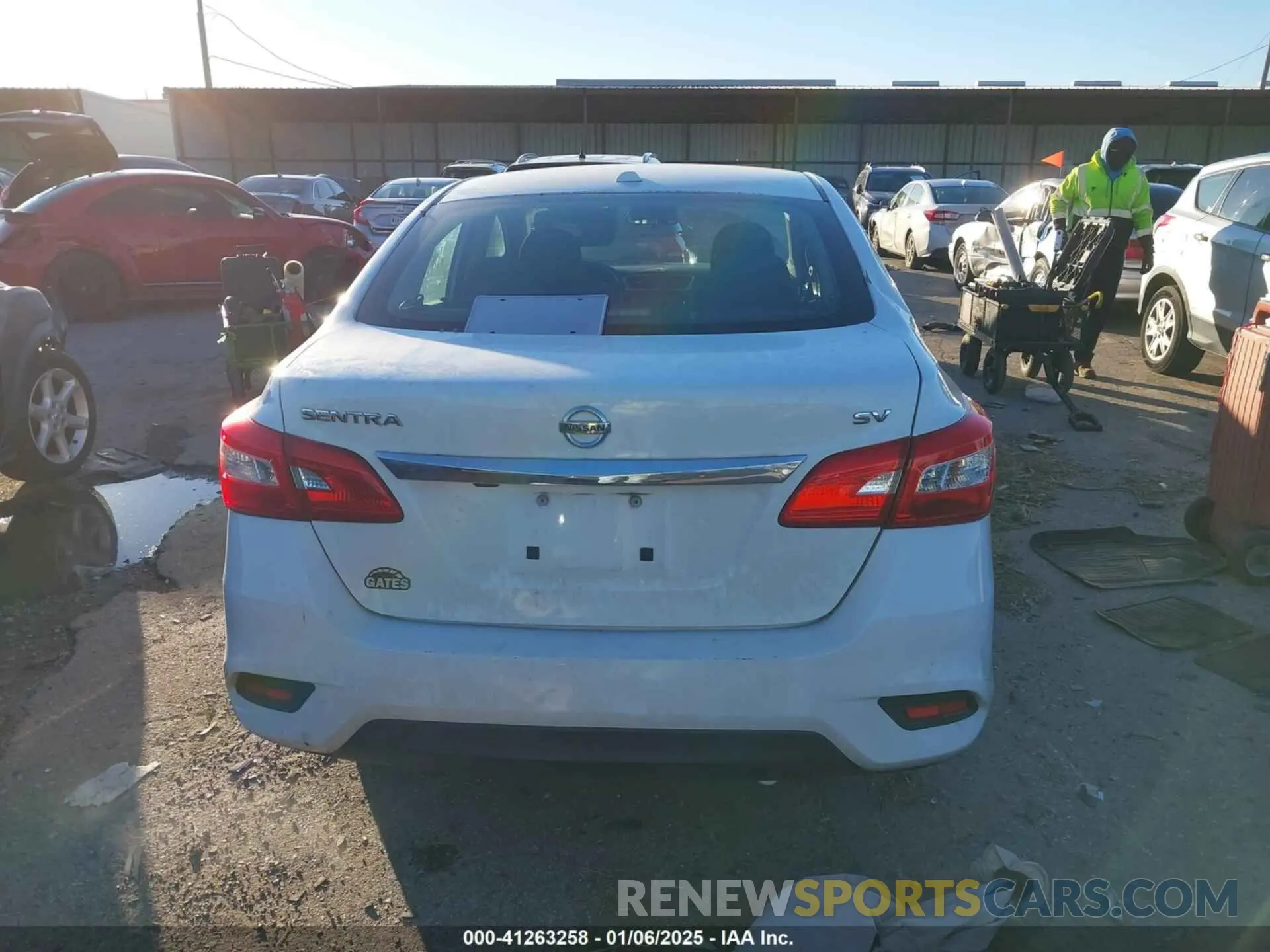 16 Photograph of a damaged car 3N1AB7AP0KY312415 NISSAN SENTRA 2019