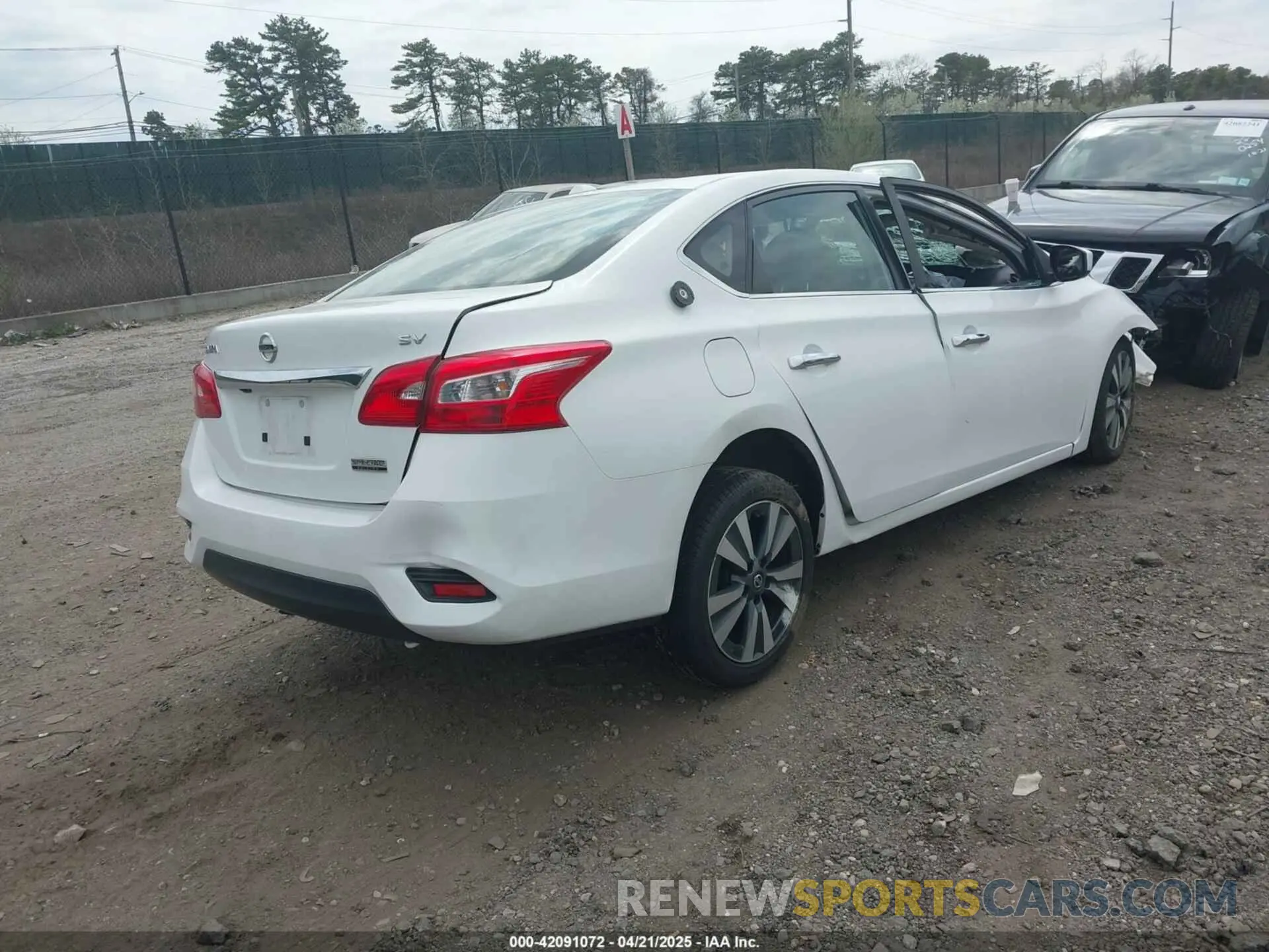 4 Photograph of a damaged car 3N1AB7AP0KY317713 NISSAN SENTRA 2019
