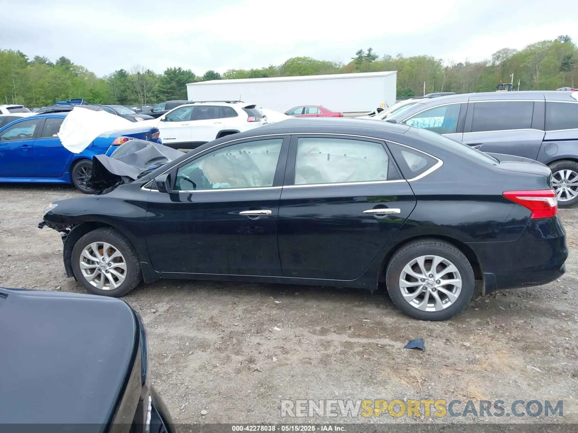 15 Photograph of a damaged car 3N1AB7AP0KY317744 NISSAN SENTRA 2019