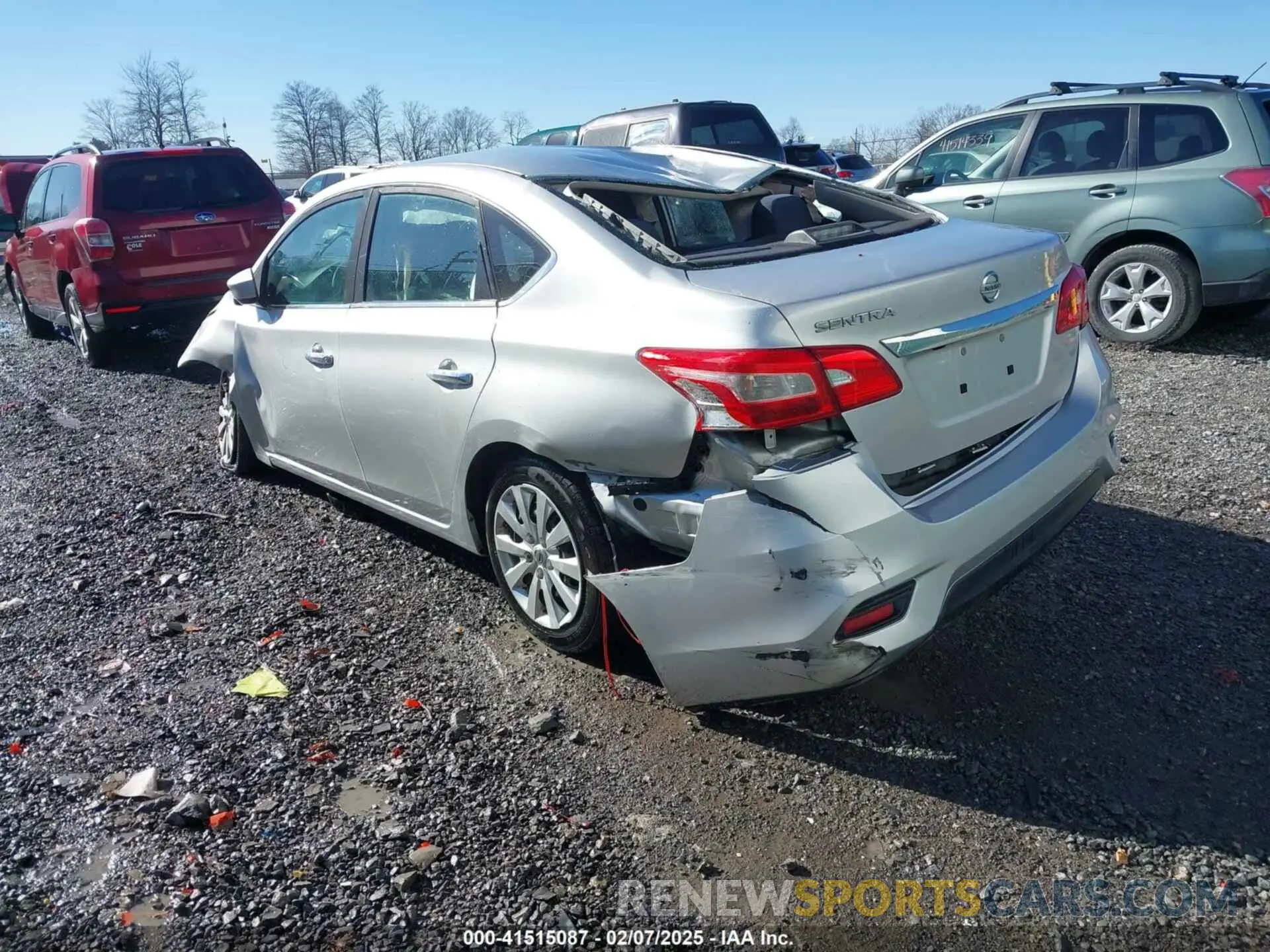 3 Photograph of a damaged car 3N1AB7AP0KY319137 NISSAN SENTRA 2019